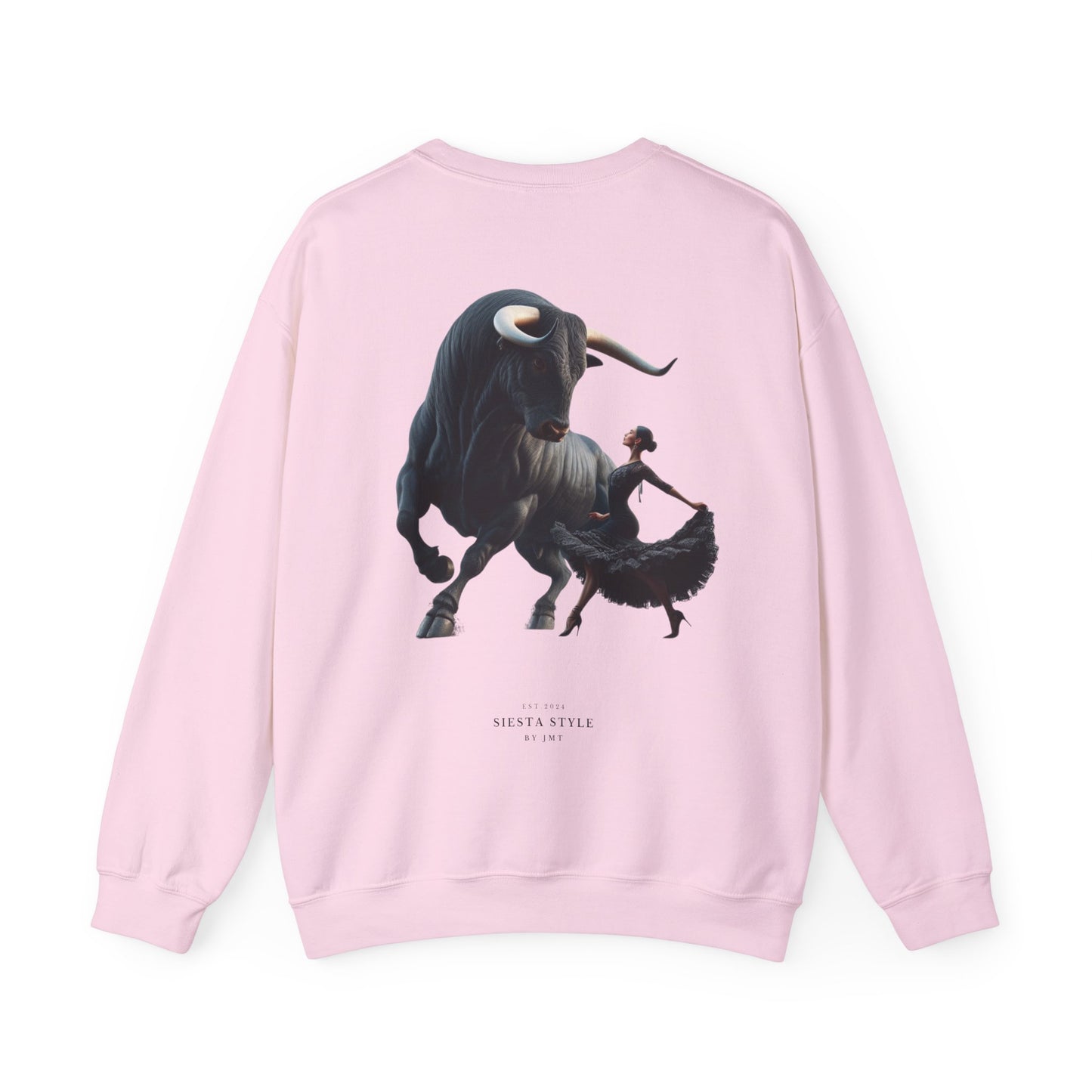 Crewneck Sweatshirt - Bold Bull & Dancer Design
