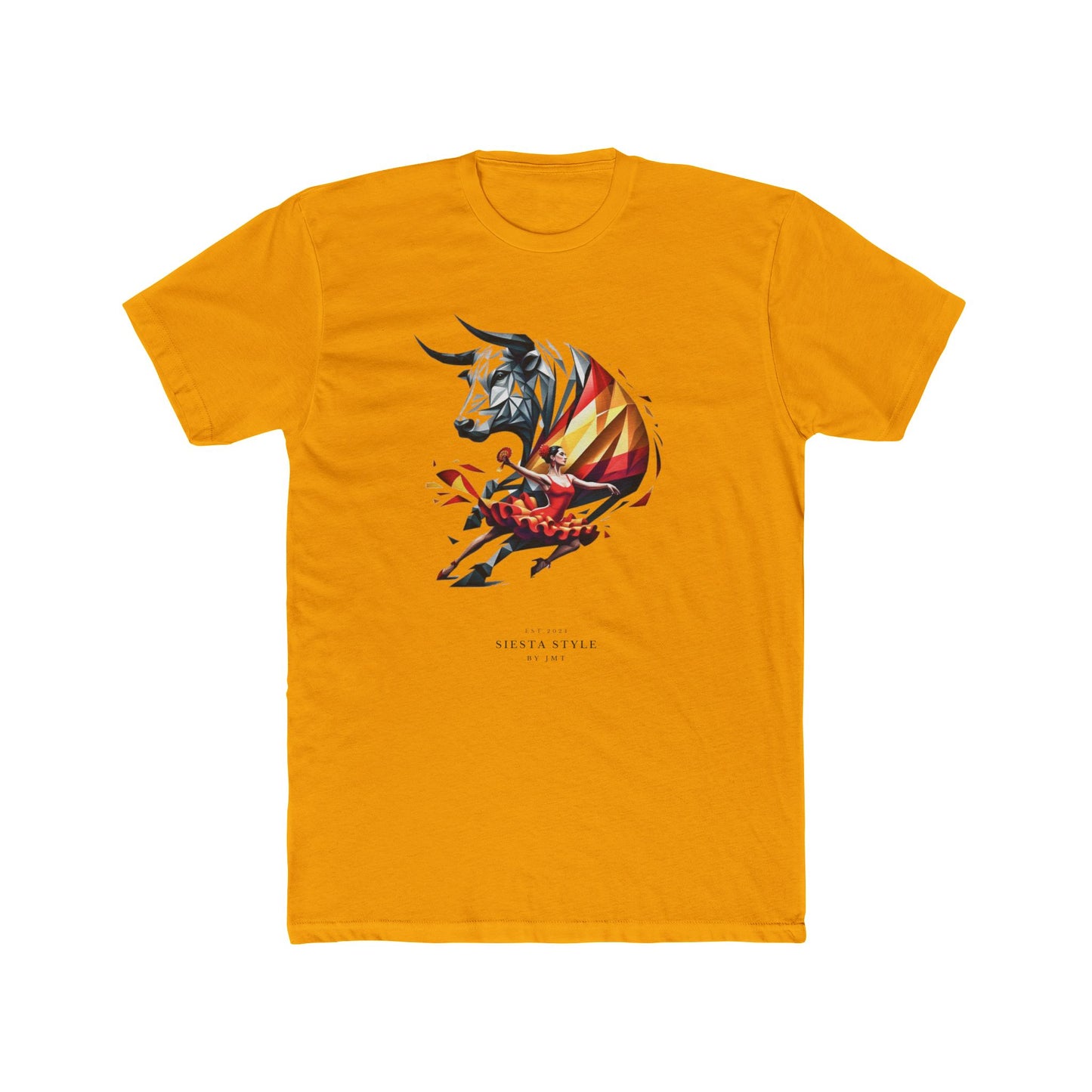 Bull T-Shirt – Dancing Woman & Bull Design by Siesta-Style