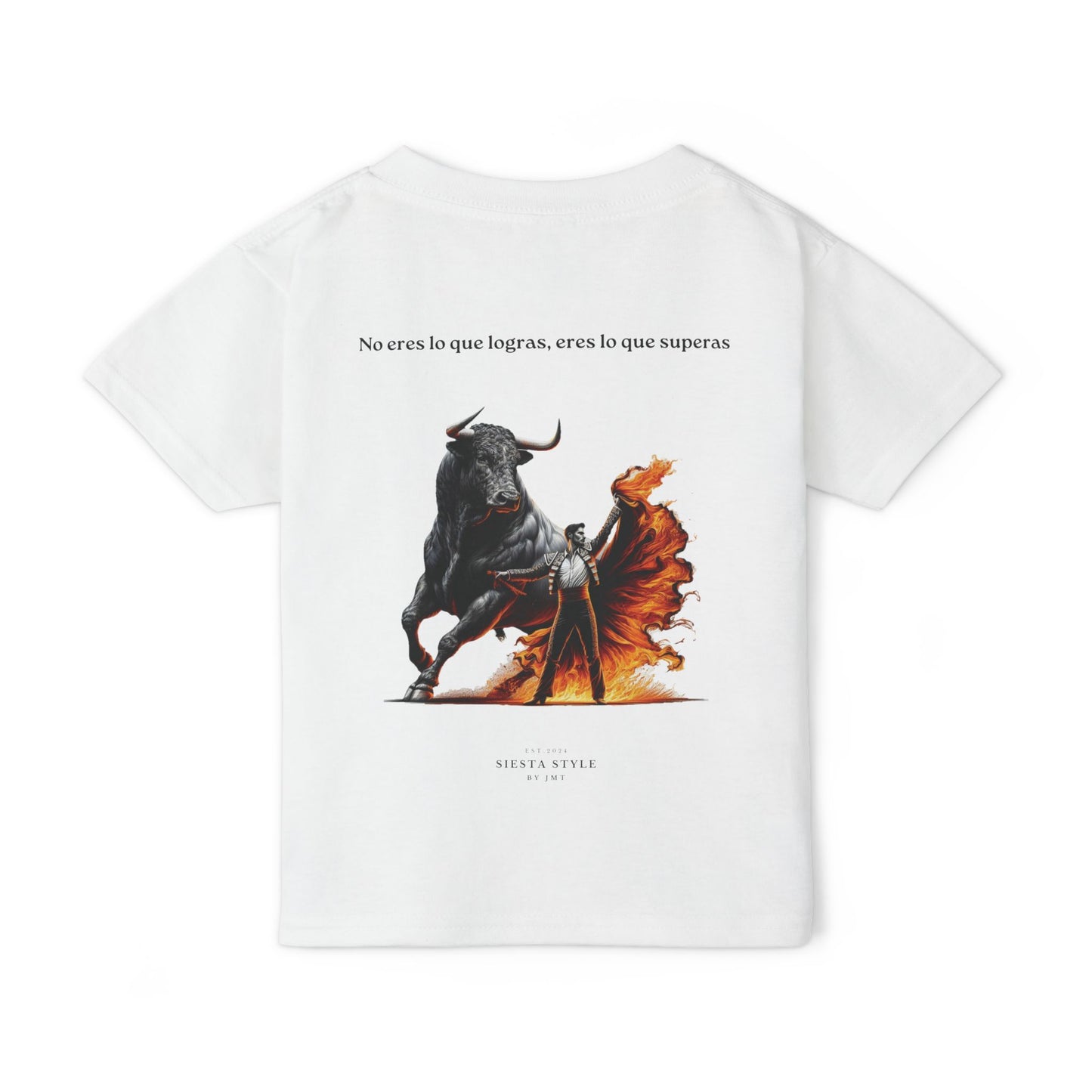 Courageous Toddler T-Shirt - Bull and Flame for Kids