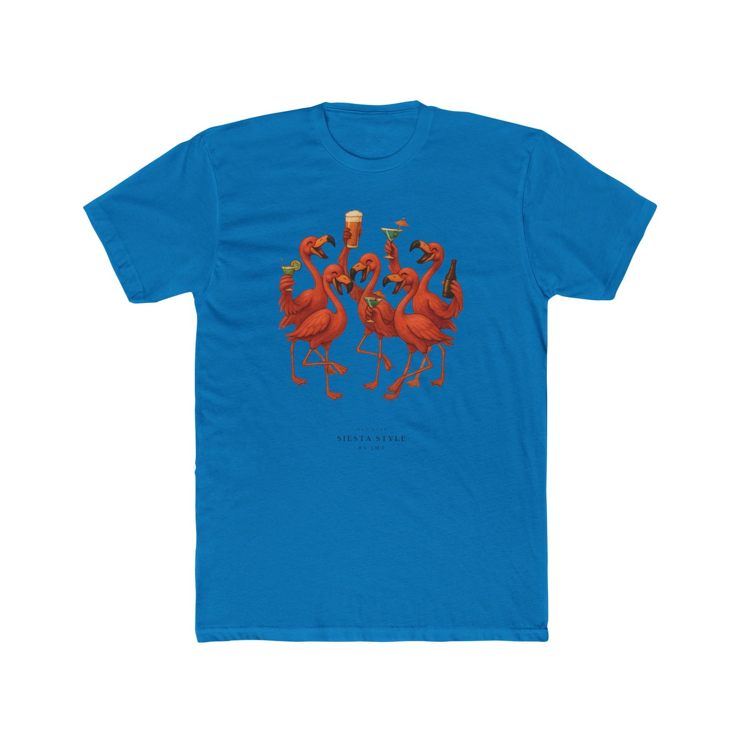 Party Flamingo T-Shirt - Unisex Cotton Crew Tee
