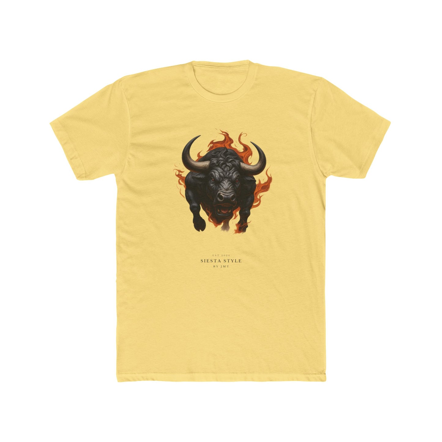 Bad Bull - Tshirt - Unisex Cotton Crew Tee | Siesta Style
