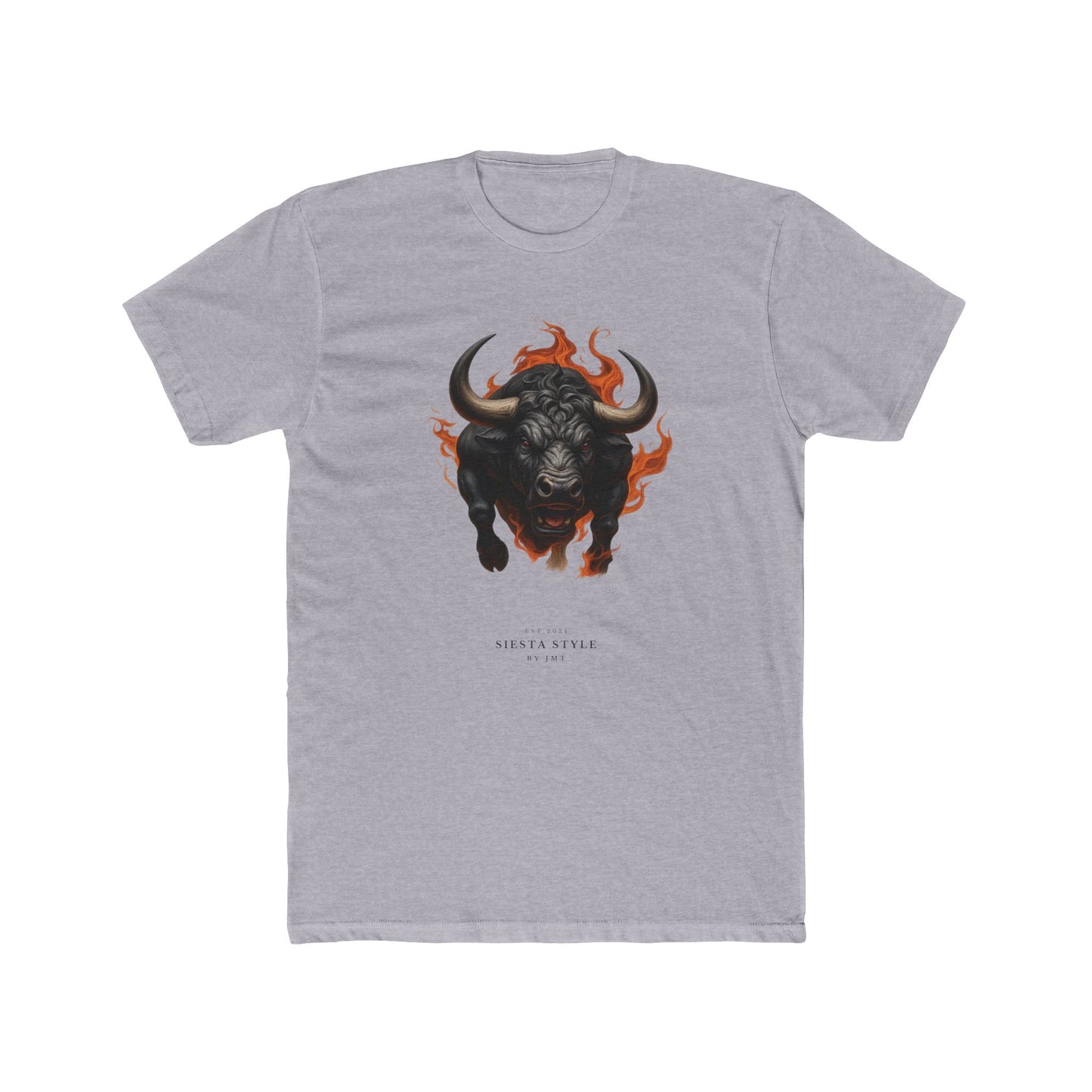 Bad Bull - Tshirt - Unisex Cotton Crew Tee | Siesta Style