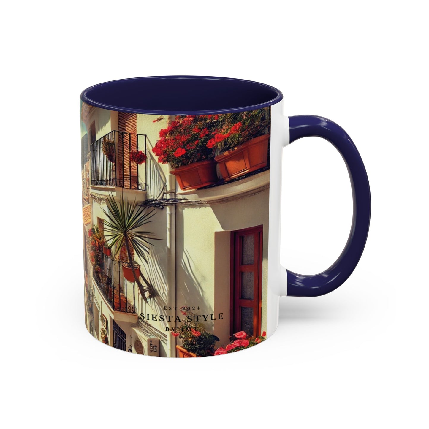 Kaffeetasse im mediterranen Stil – Spanien-Reisegeschenk