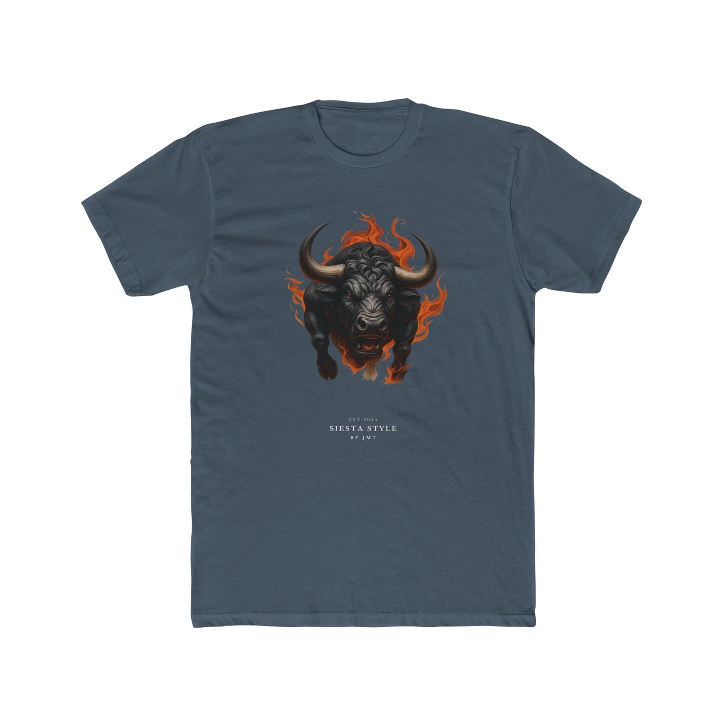 Bad Bull - Tshirt - Unisex Cotton Crew Tee | Siesta Style