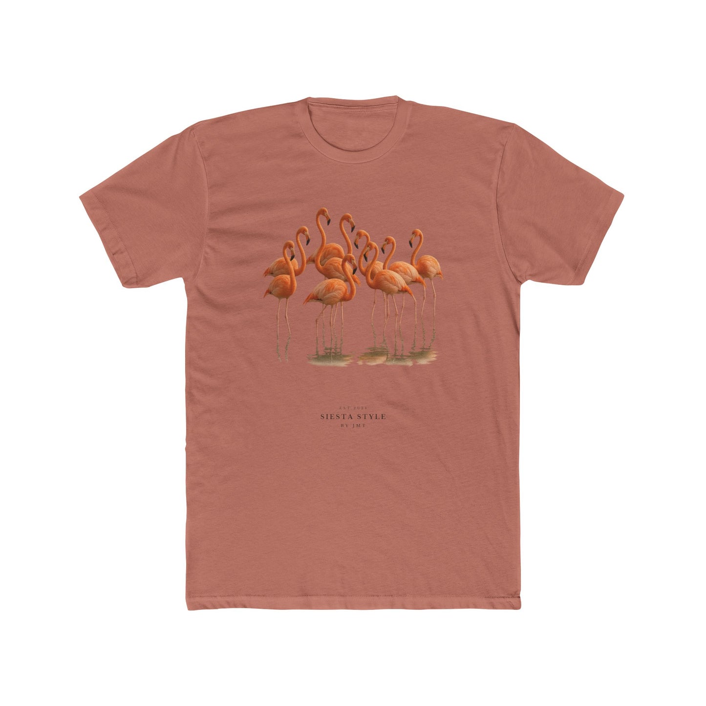 Flamingo T-Shirt by Siesta-Style – Unisex Cotton Tee with a Fierce Design