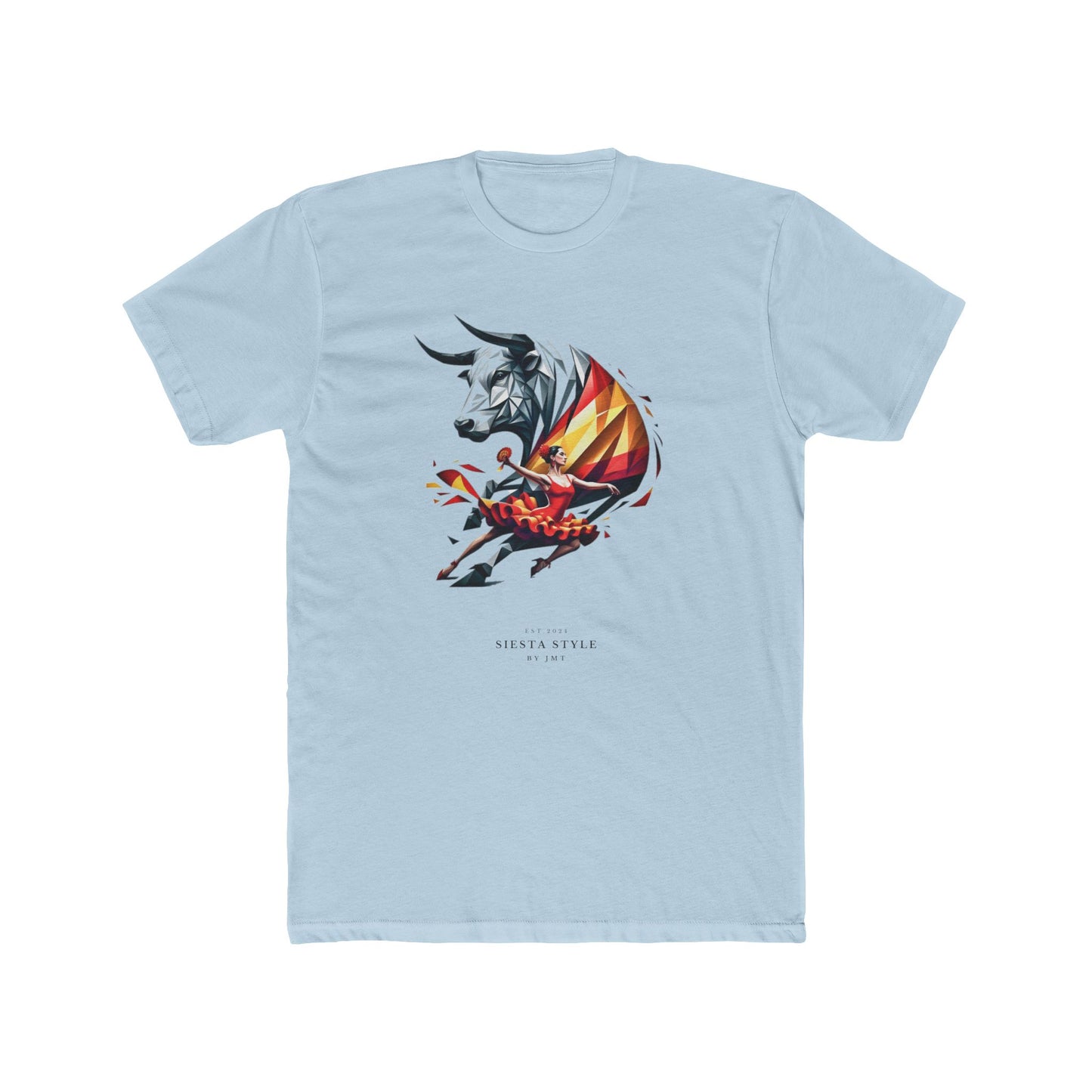 Bull T-Shirt – Dancing Woman & Bull Design by Siesta-Style
