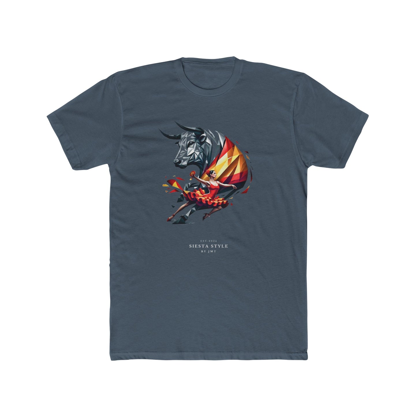 Bull T-Shirt – Dancing Woman & Bull Design by Siesta-Style