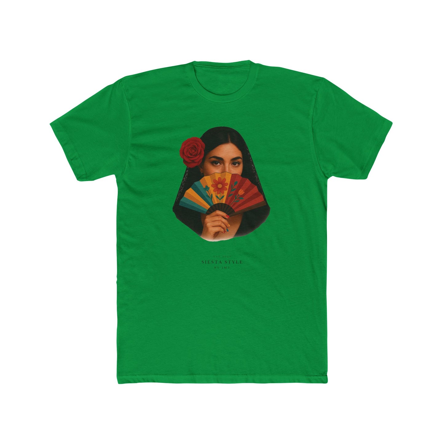 “Seniorita Unisex Cotton Crewneck Tee – Fiesta Vibe Graphic Tee”