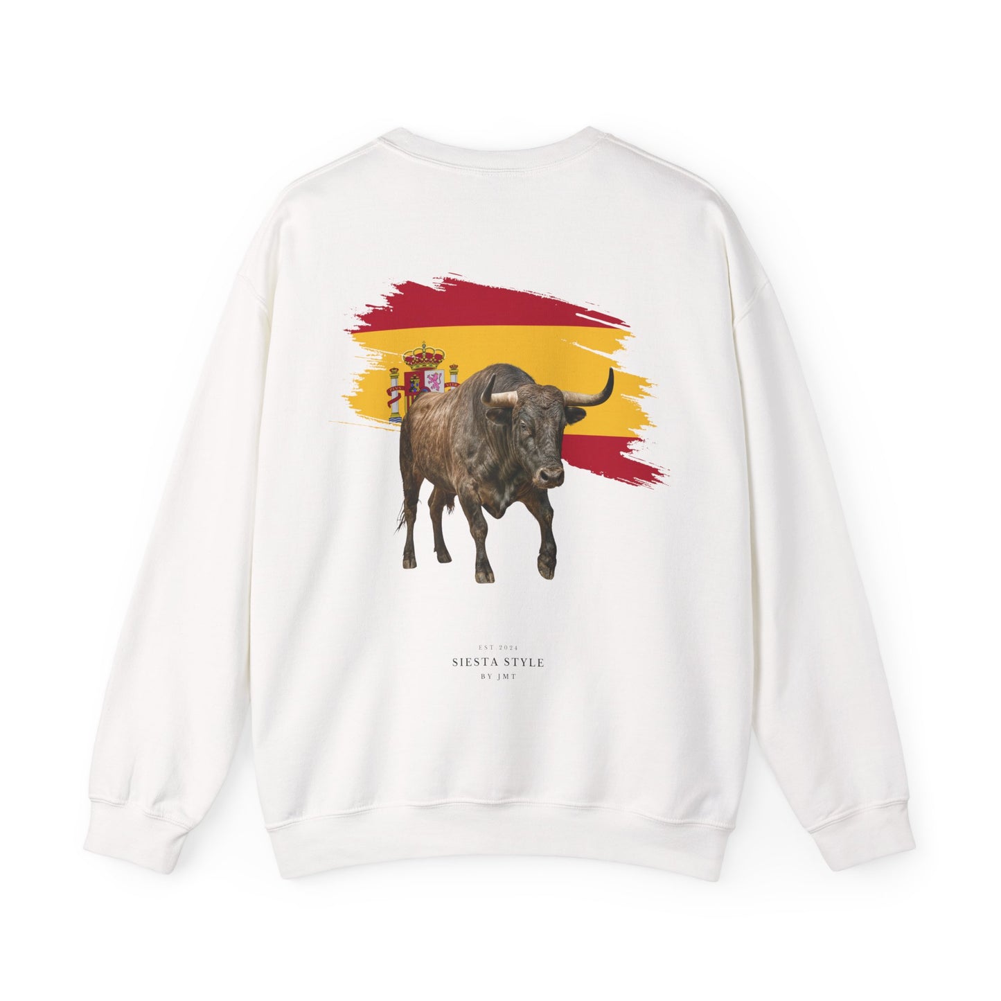 Crewneck Sweatshirt - Bold Bull & Flag