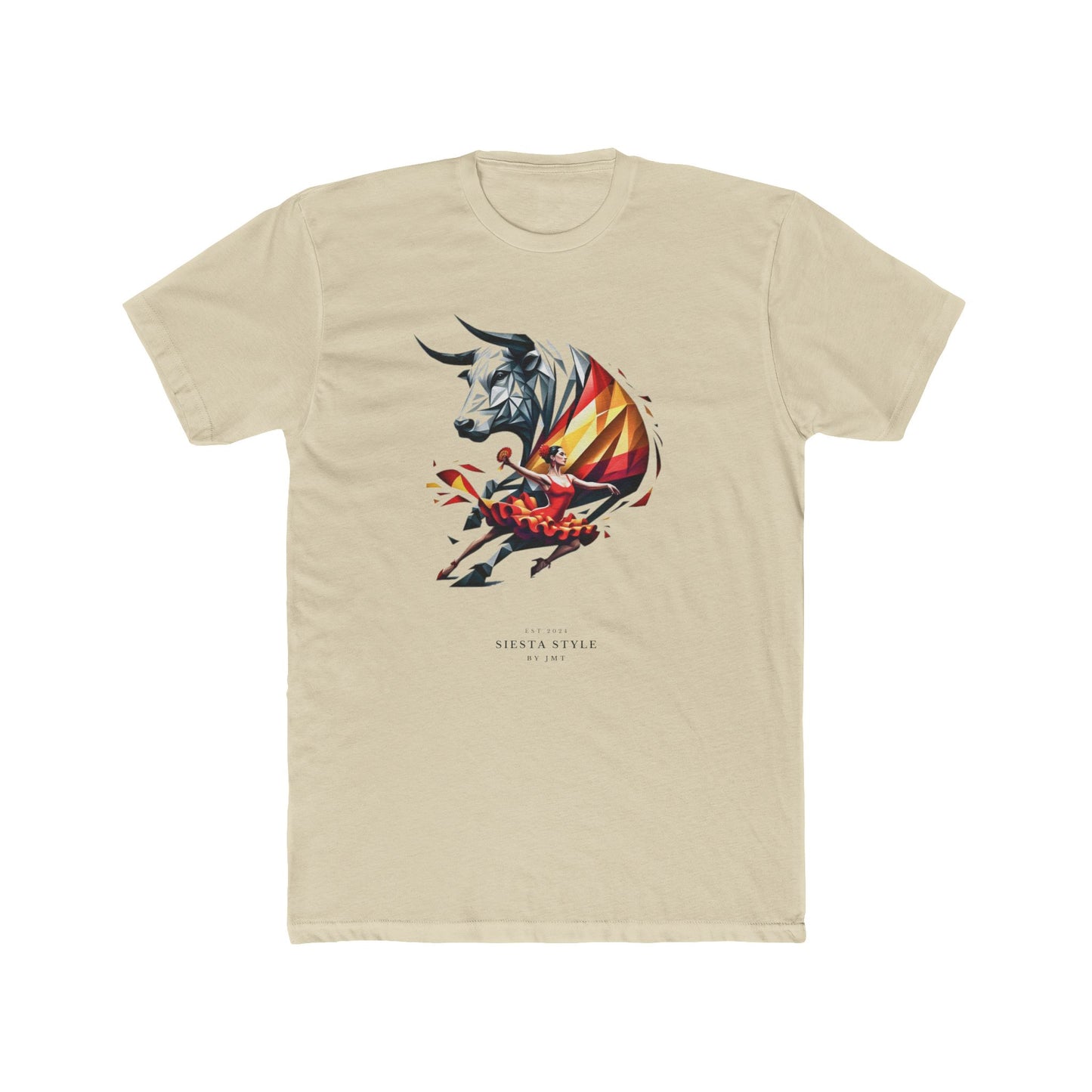 Bull T-Shirt – Dancing Woman & Bull Design by Siesta-Style