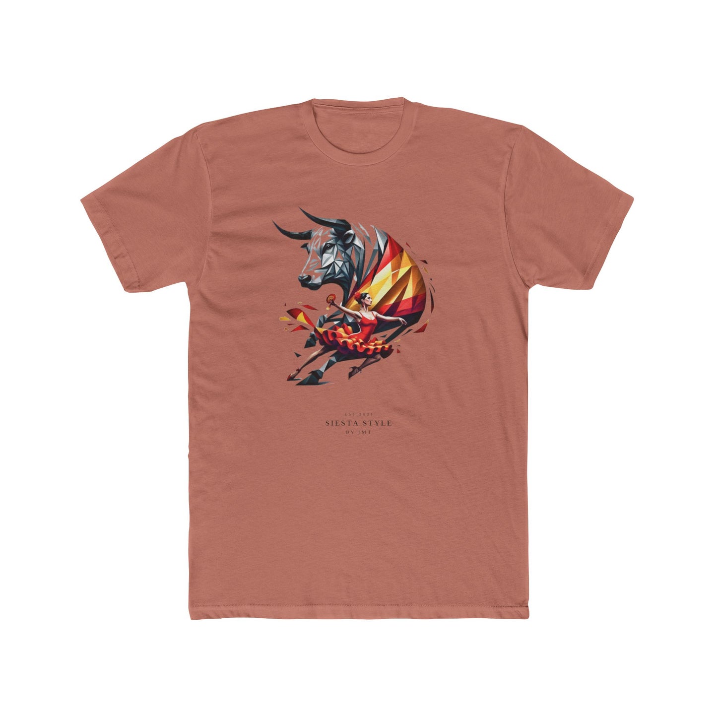 Bull T-Shirt – Dancing Woman & Bull Design by Siesta-Style