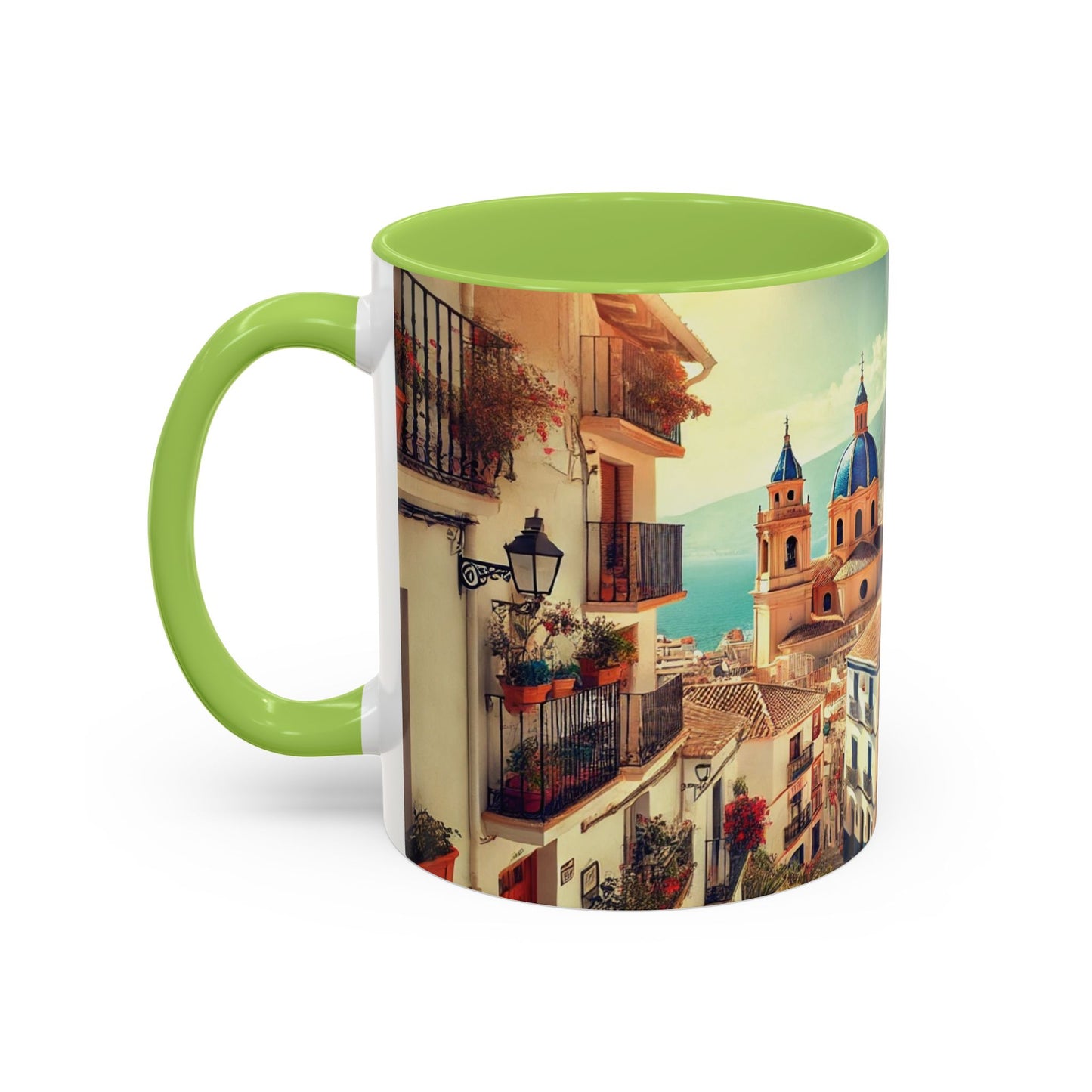 Kaffeetasse im mediterranen Stil – Spanien-Reisegeschenk