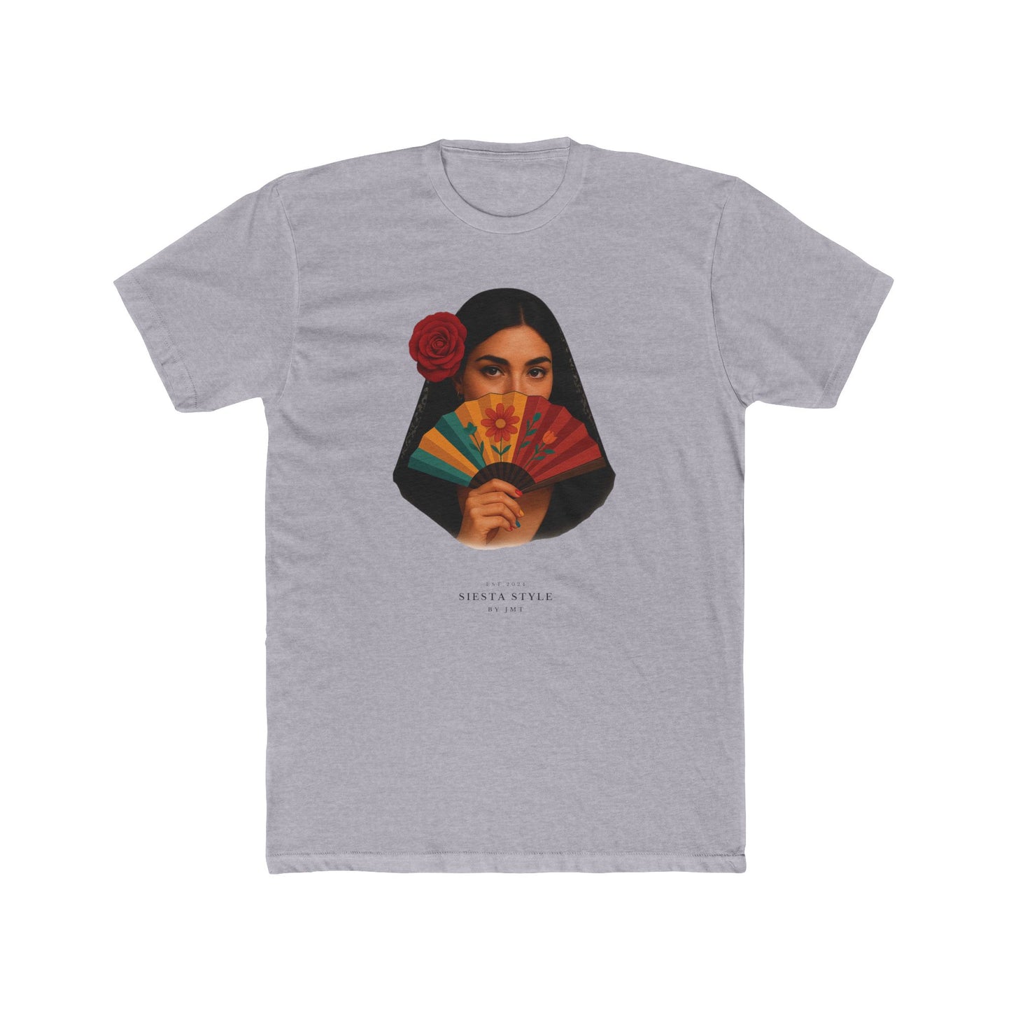 “Seniorita Unisex Cotton Crewneck Tee – Fiesta Vibe Graphic Tee”