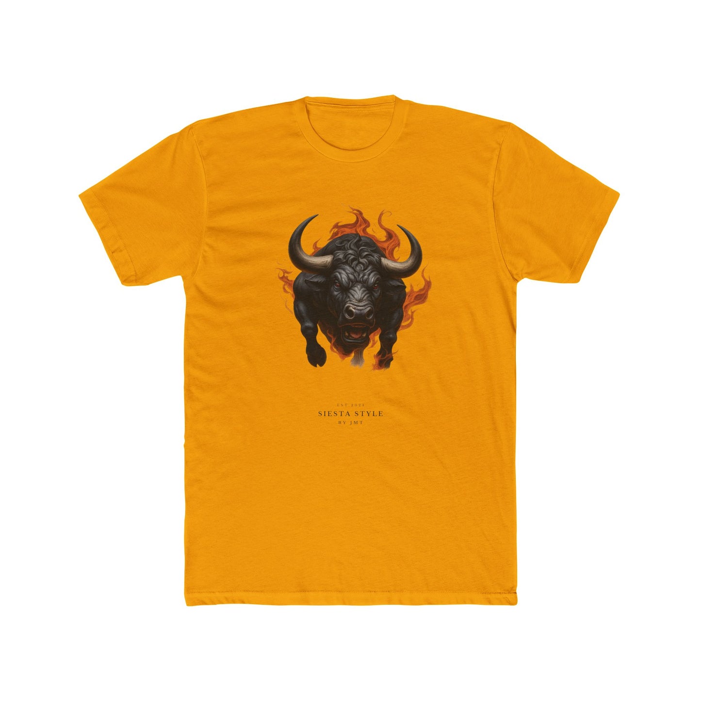 Bad Bull - Tshirt - Unisex Cotton Crew Tee | Siesta Style