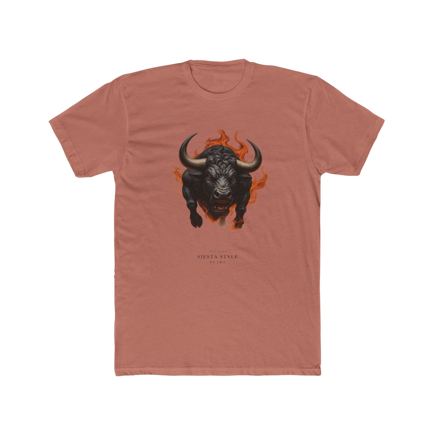 Bad Bull - Tshirt - Unisex Cotton Crew Tee | Siesta Style