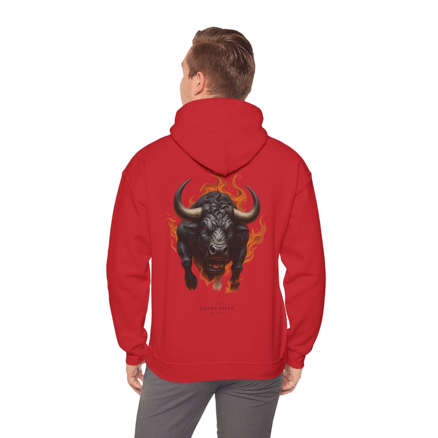 Bad Bull Graphic Unisex Hoodie - Heavy Blend Sweatshirt for Casual Style