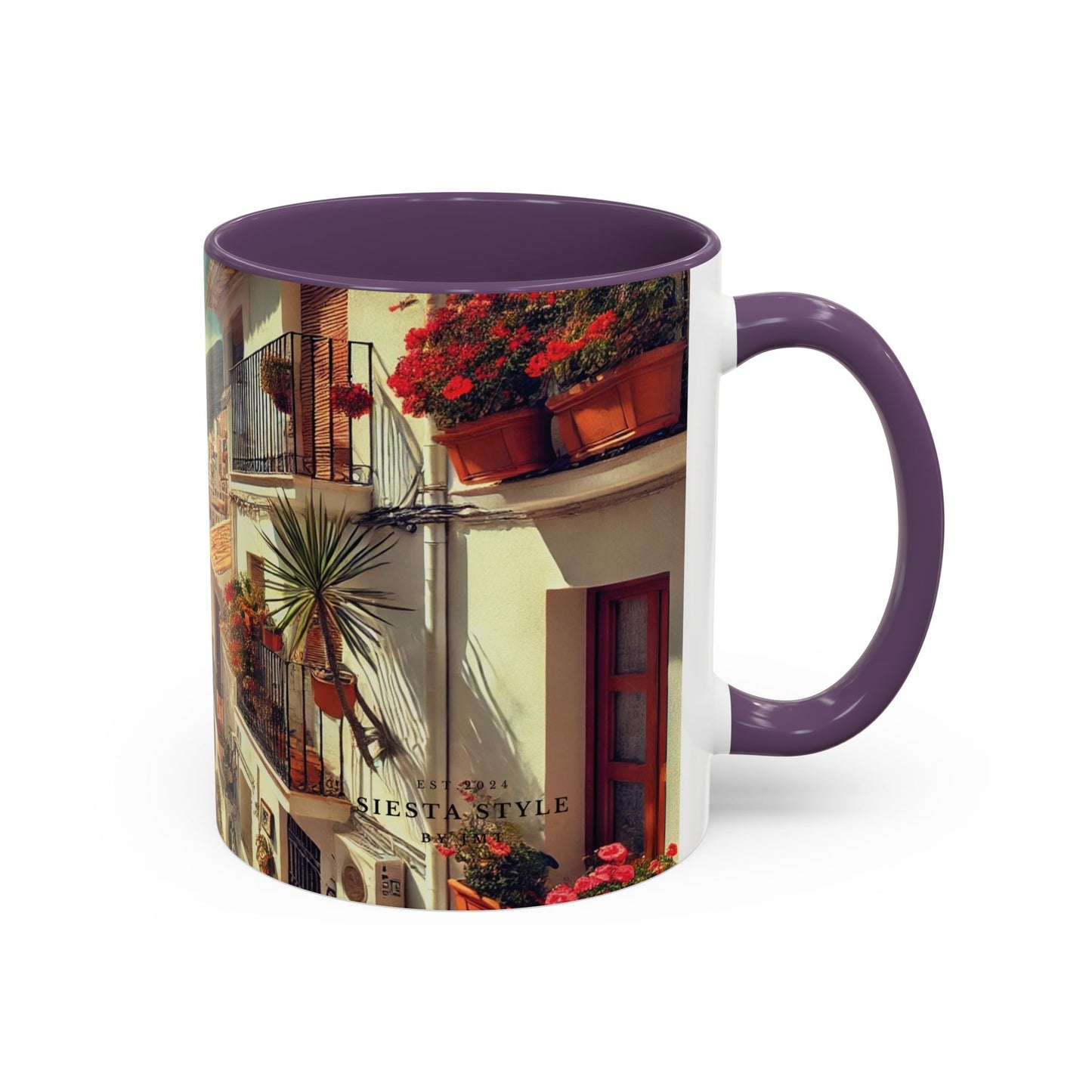 Kaffeetasse im mediterranen Stil – Spanien-Reisegeschenk