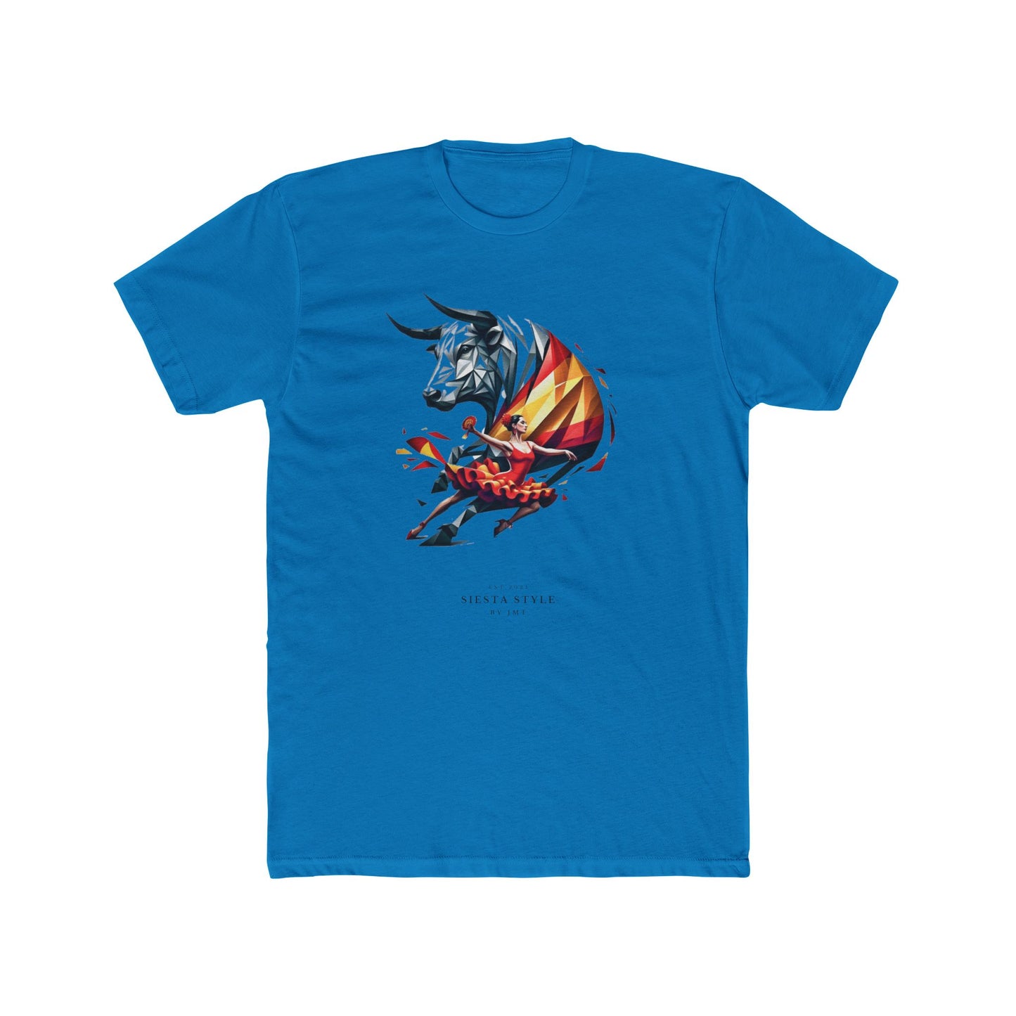 Bull T-Shirt – Dancing Woman & Bull Design by Siesta-Style