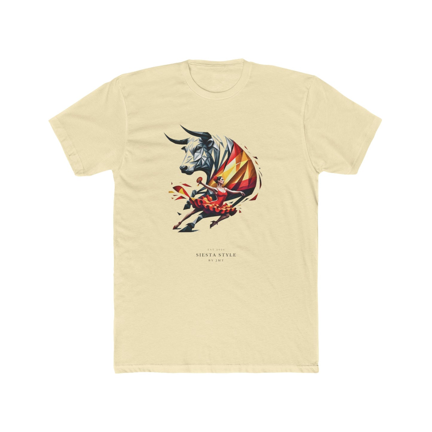 Bull T-Shirt – Dancing Woman & Bull Design by Siesta-Style