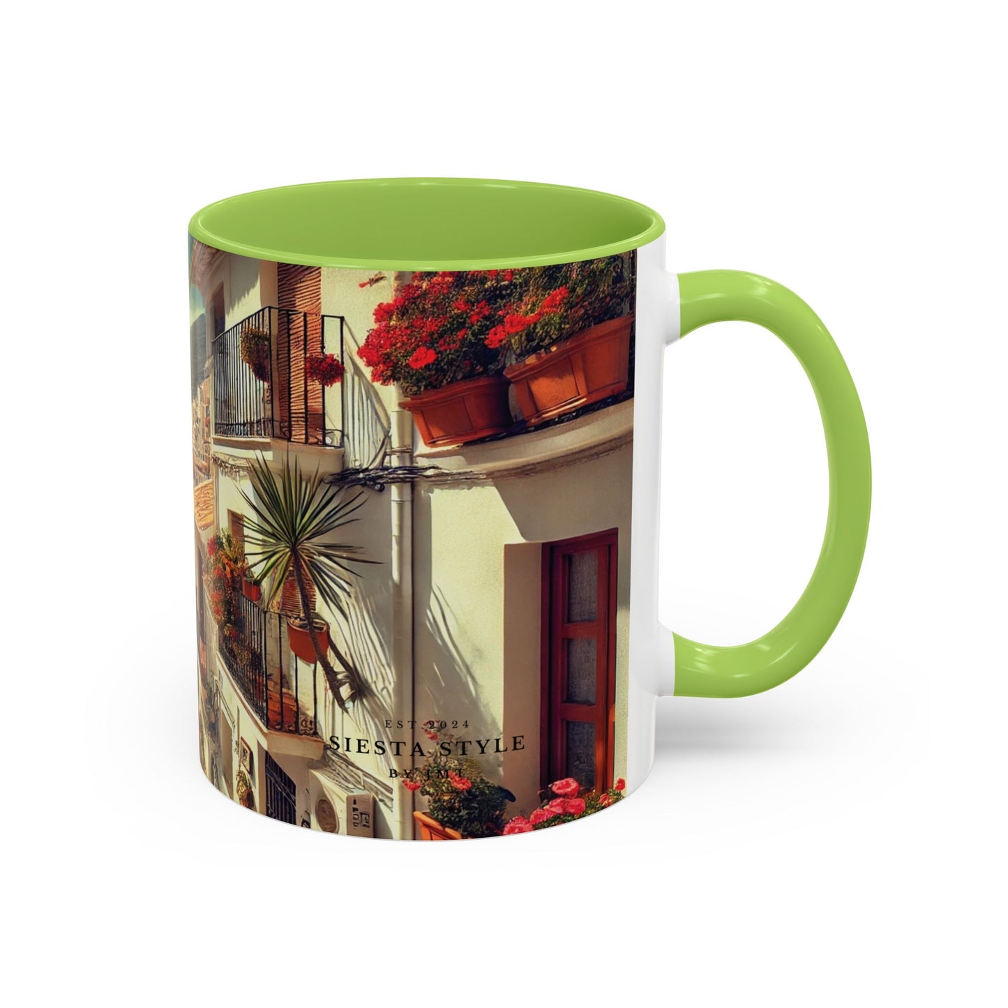 Kaffeetasse im mediterranen Stil – Spanien-Reisegeschenk