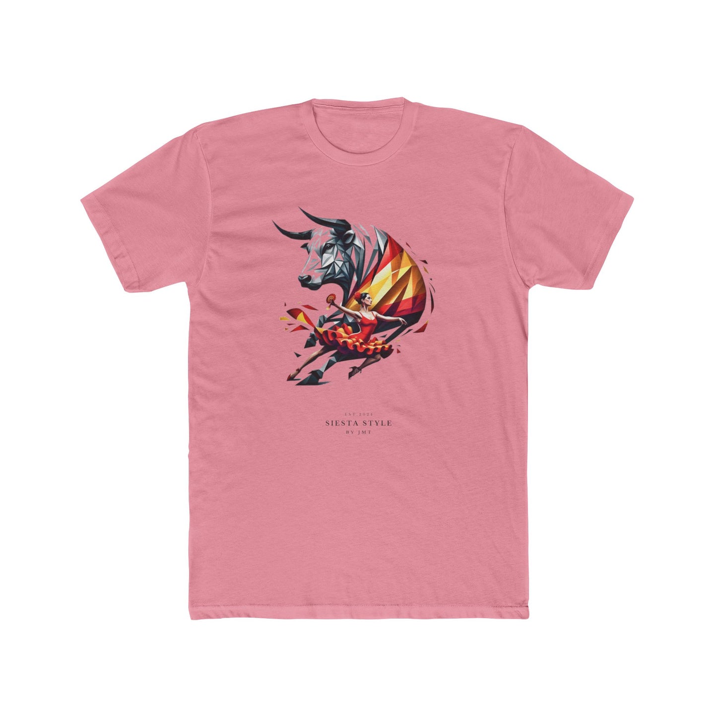 Bull T-Shirt – Dancing Woman & Bull Design by Siesta-Style