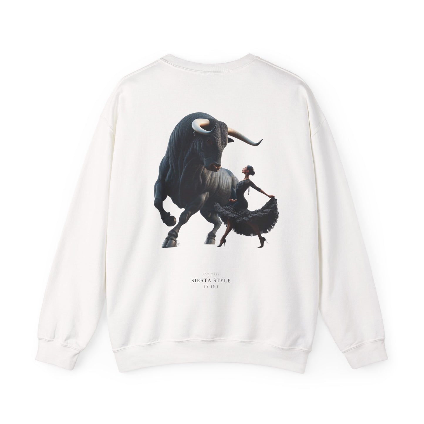 Crewneck Sweatshirt - Bold Bull & Dancer Design