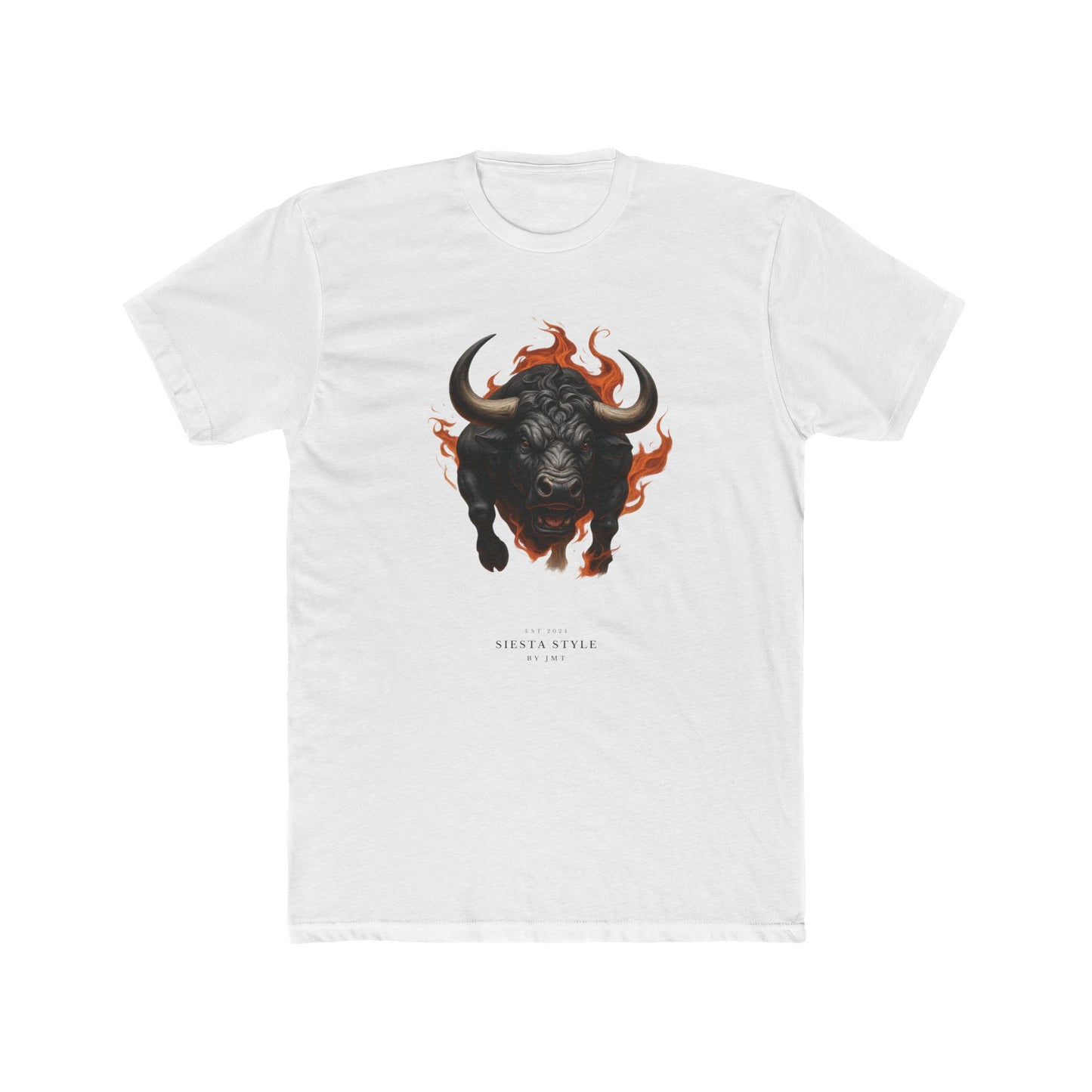 Bad Bull - Tshirt - Unisex Cotton Crew Tee | Siesta Style