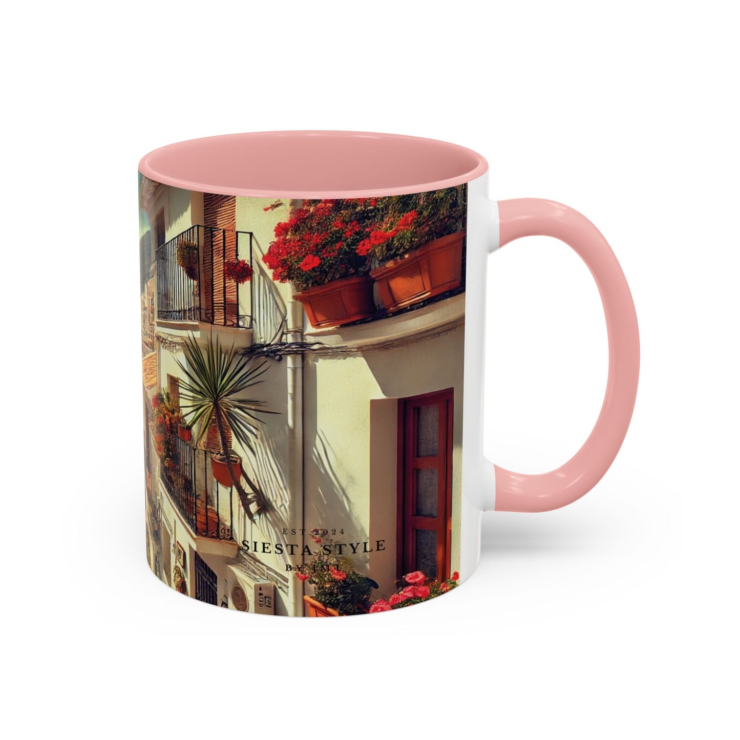 Kaffeetasse im mediterranen Stil – Spanien-Reisegeschenk