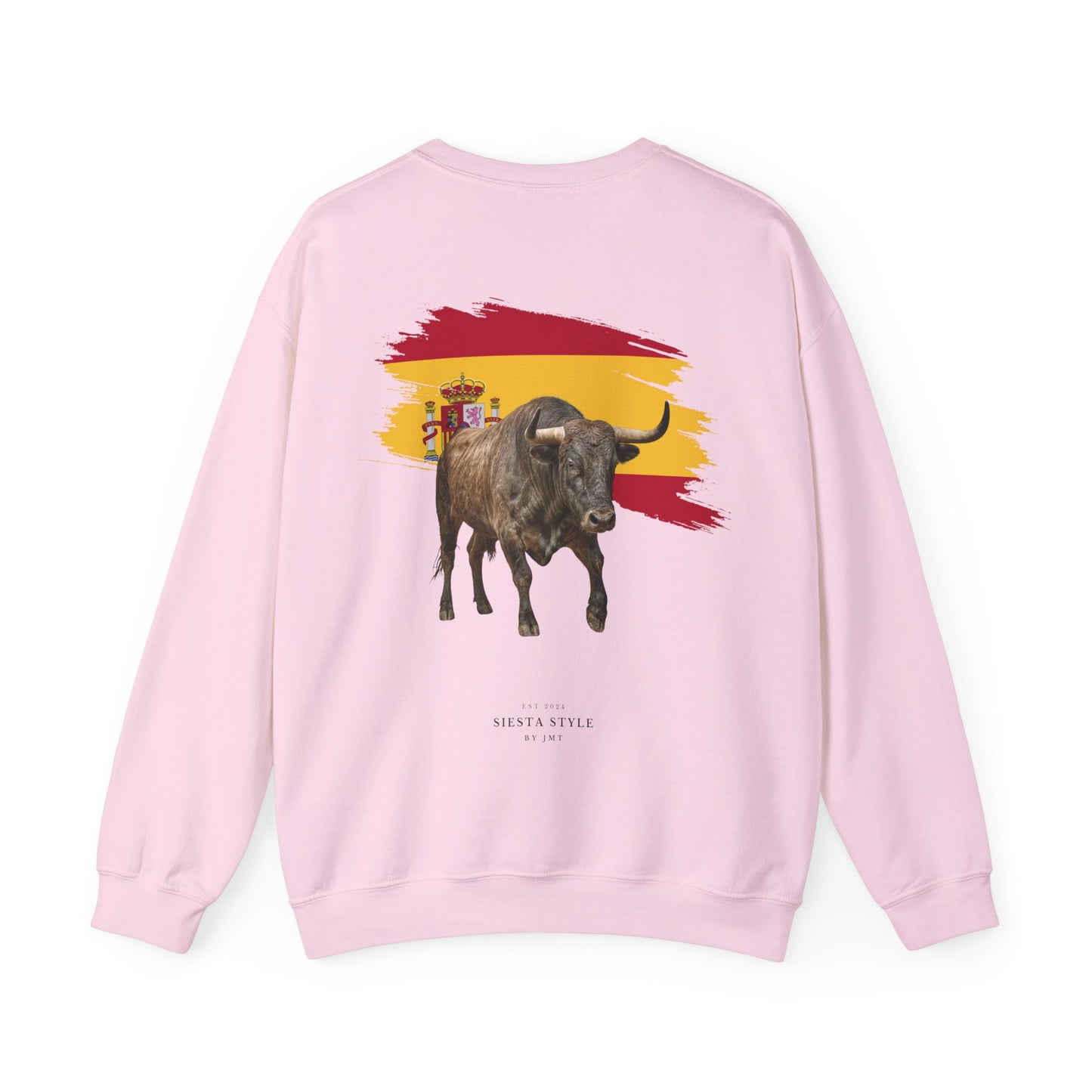 Crewneck Sweatshirt - Bold Bull & Flag