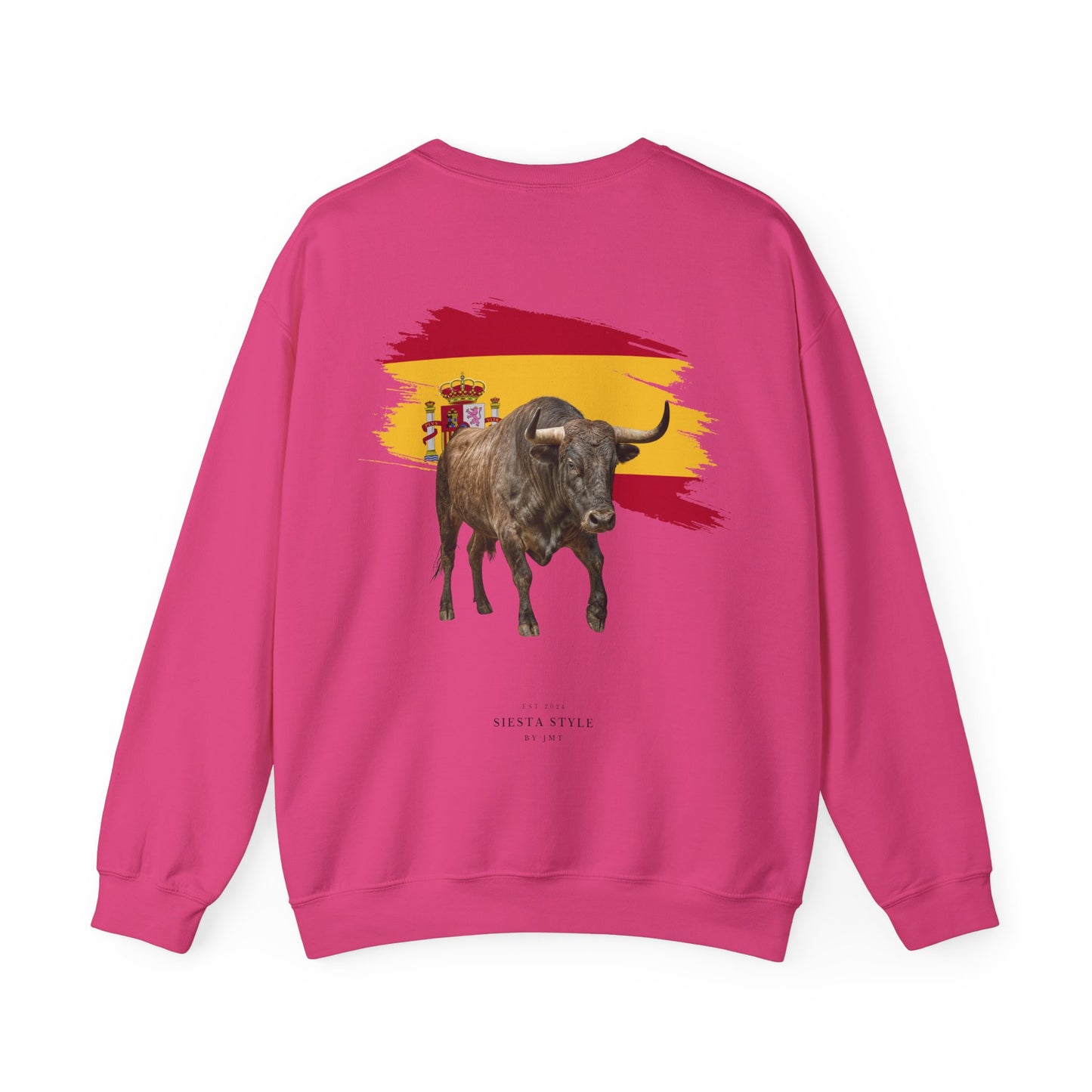 Crewneck Sweatshirt - Bold Bull & Flag