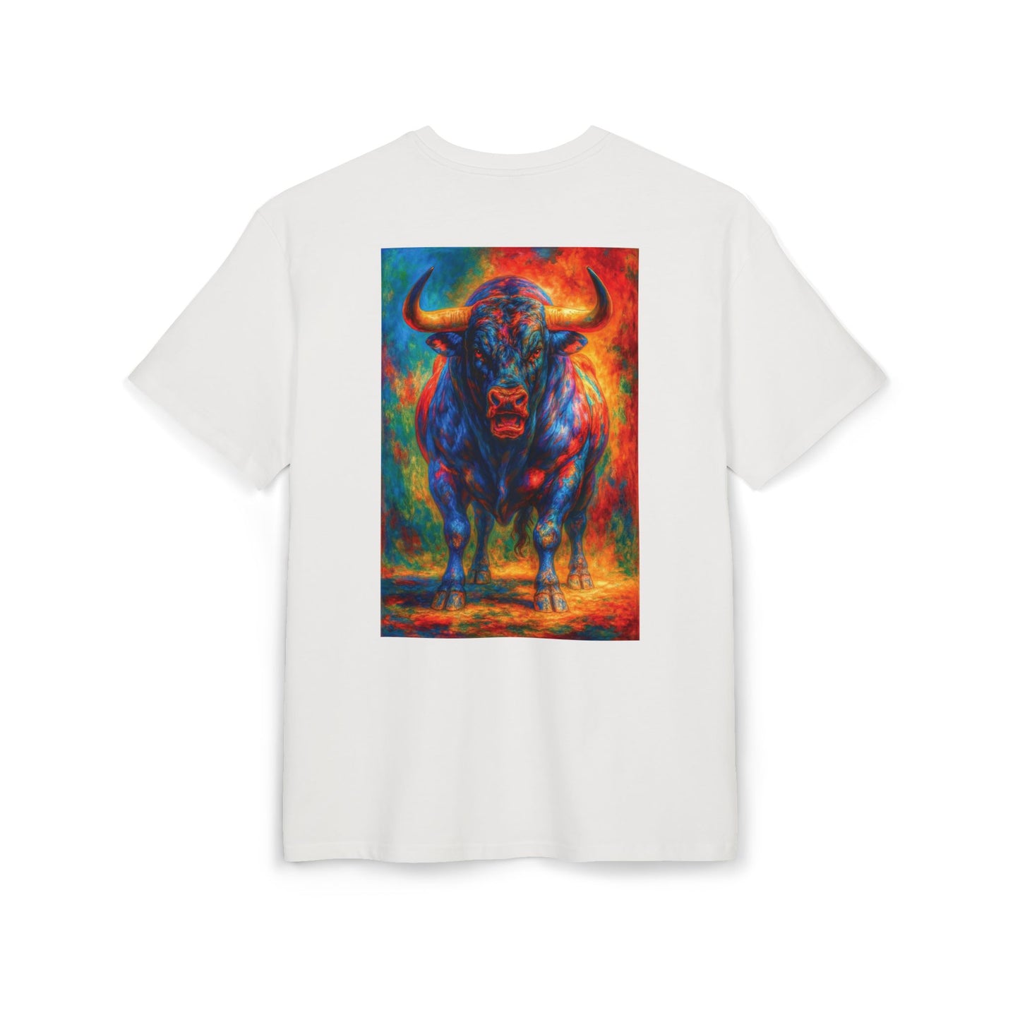 Fiery Buffalo Graphic Tee, Unisex T-Shirt, Streetwear Fashion, Oversize