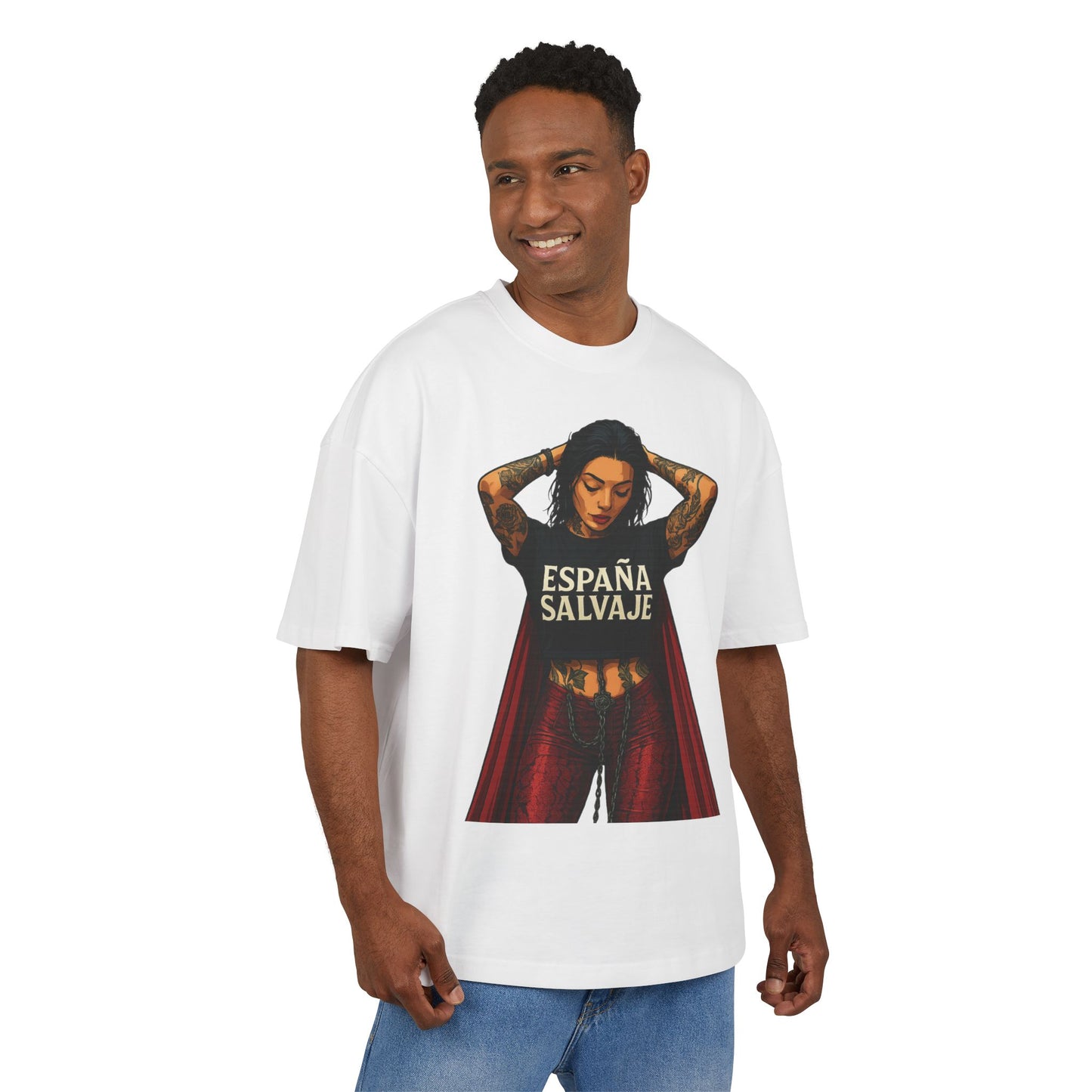 Unisex Ultra Heavy Cotton Box Tee - España Salvaje_DTG Print