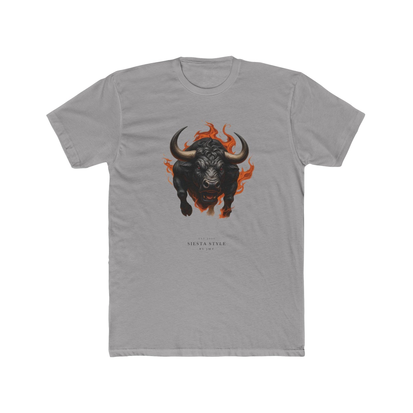 Bad Bull - Tshirt - Unisex Cotton Crew Tee | Siesta Style