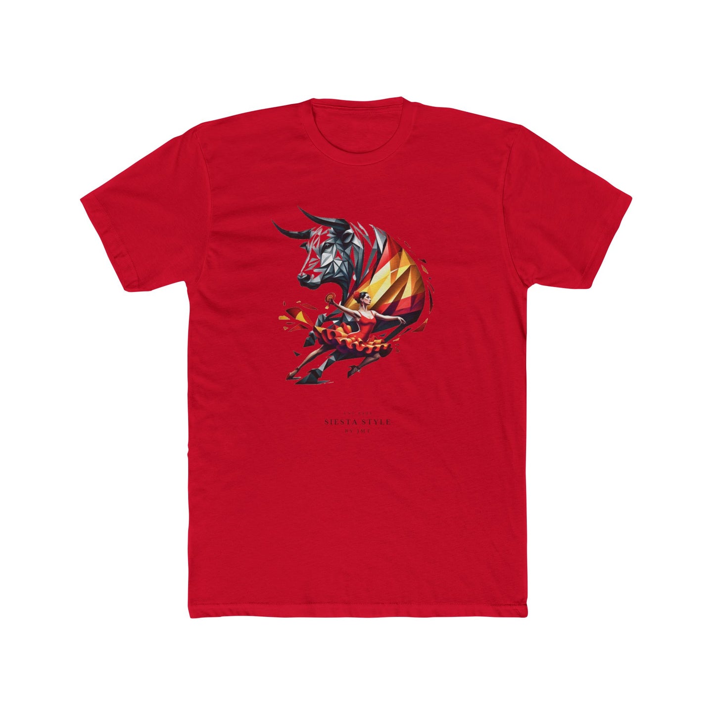 Bull T-Shirt – Dancing Woman & Bull Design by Siesta-Style