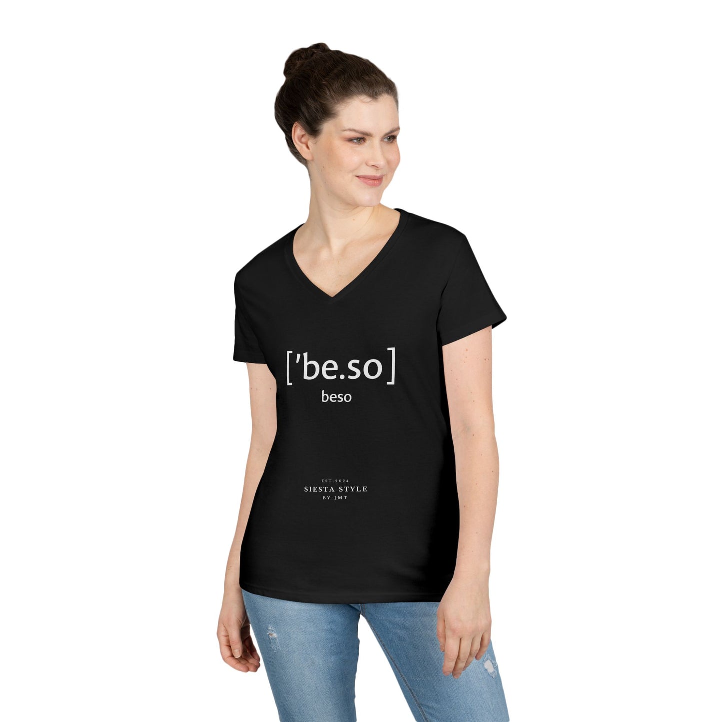 Tshirt V - Tee - beso (Kiss)