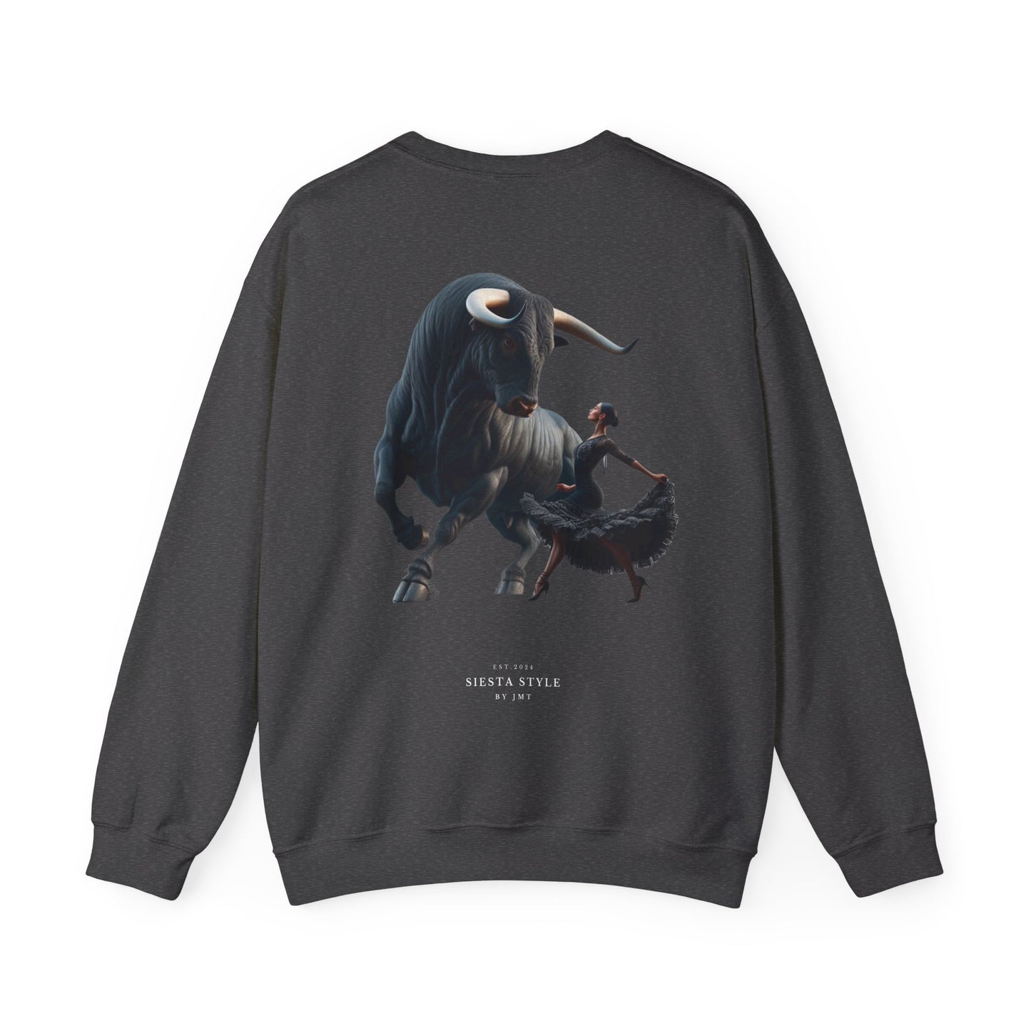 Crewneck Sweatshirt - Bold Bull & Dancer Design