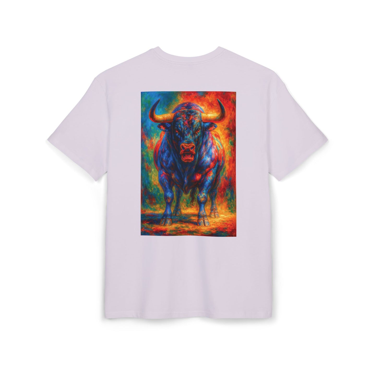 Fiery Buffalo Graphic Tee, Unisex T-Shirt, Streetwear Fashion, Oversize