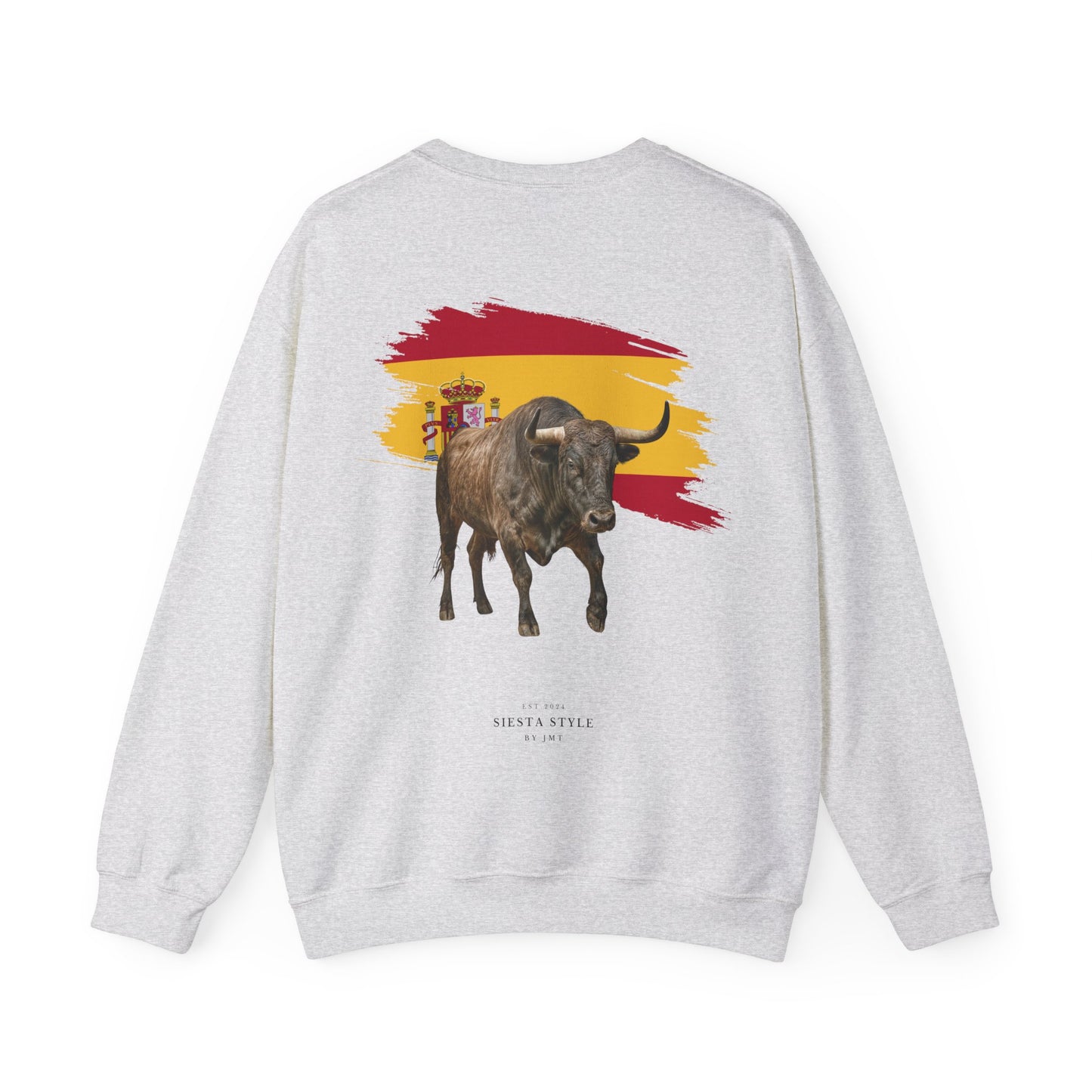 Crewneck Sweatshirt - Bold Bull & Flag