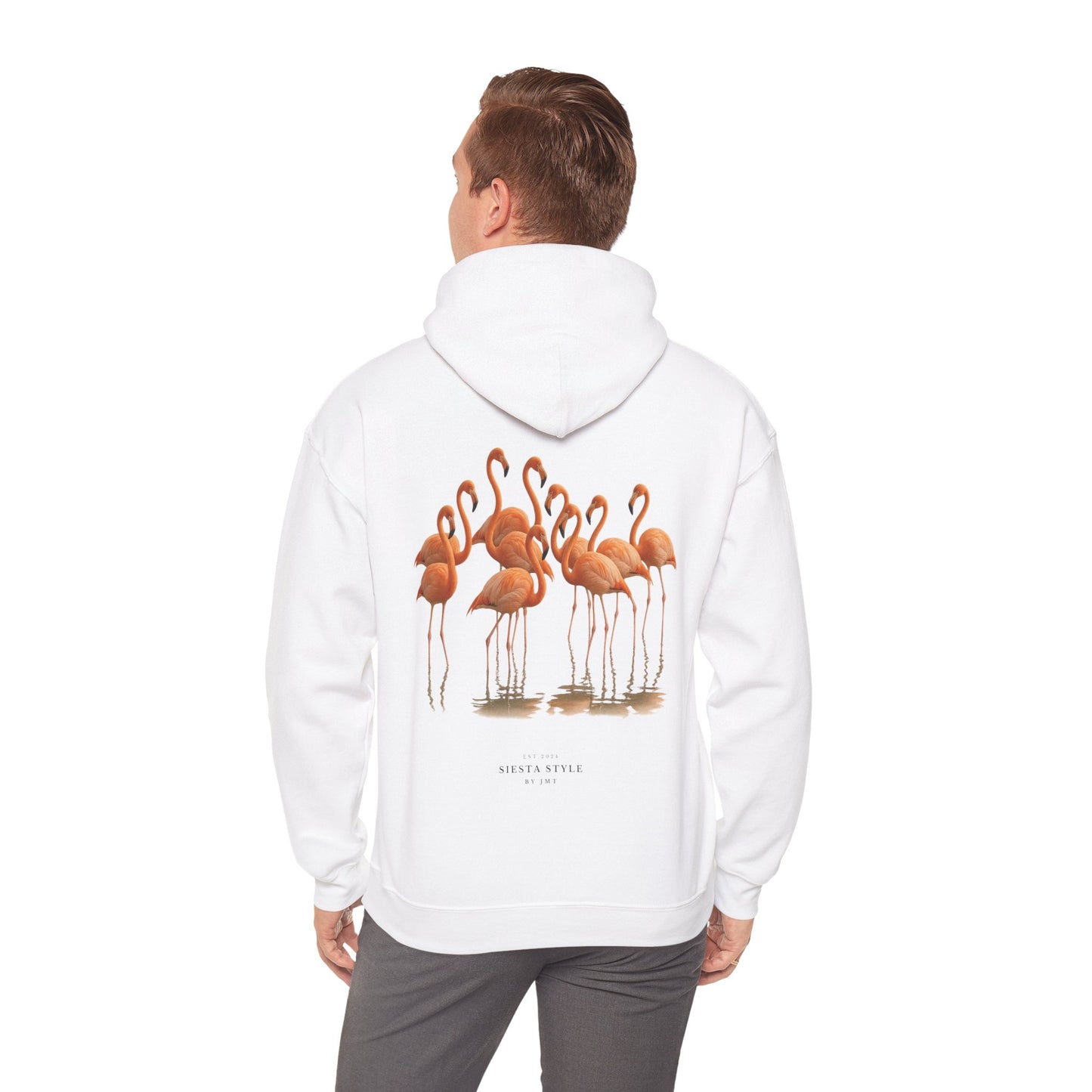 Flamingo Graphic Unisex Hoodie - Heavy Blend Sweatshirt for Casual Style