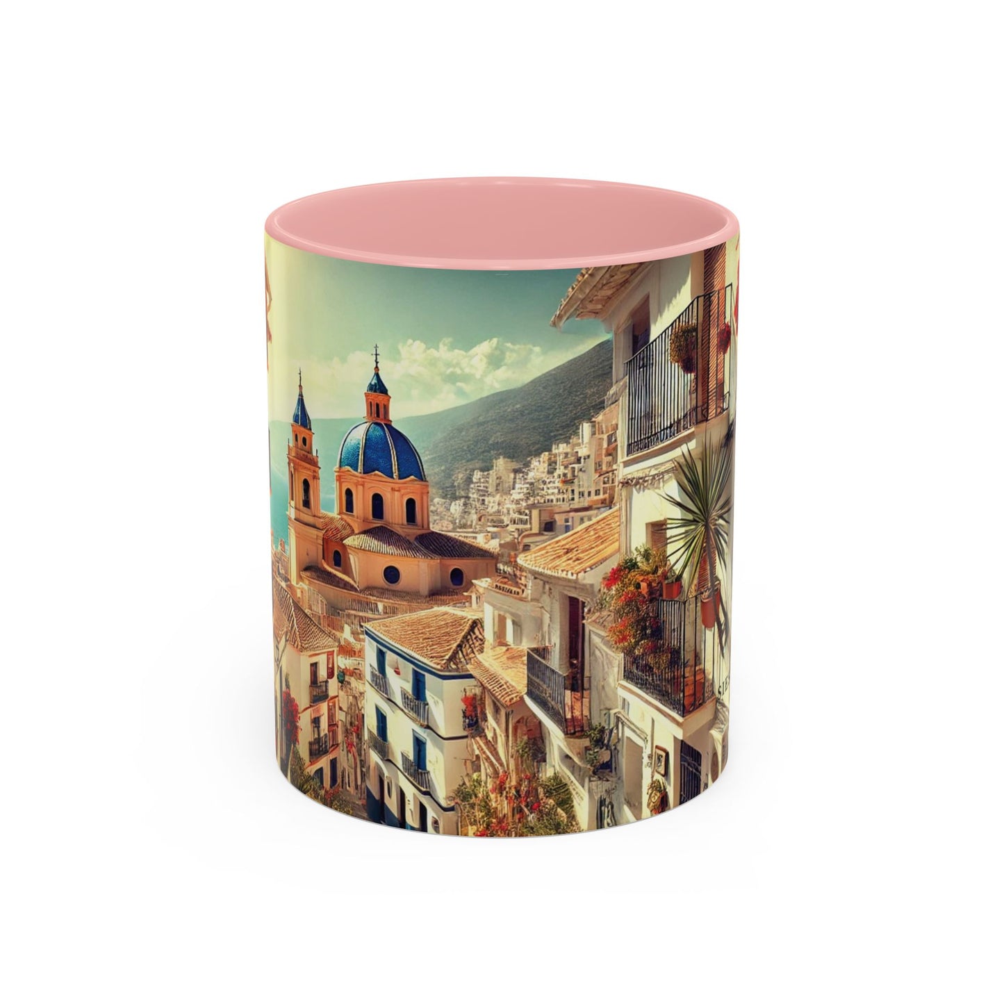 Kaffeetasse im mediterranen Stil – Spanien-Reisegeschenk