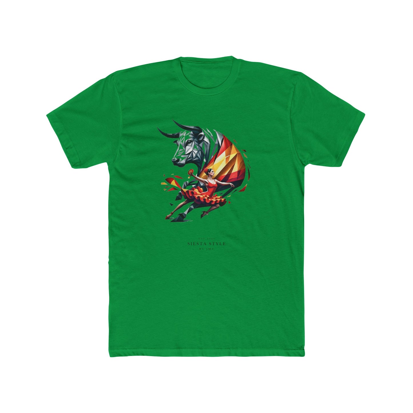 Bull T-Shirt – Dancing Woman & Bull Design by Siesta-Style