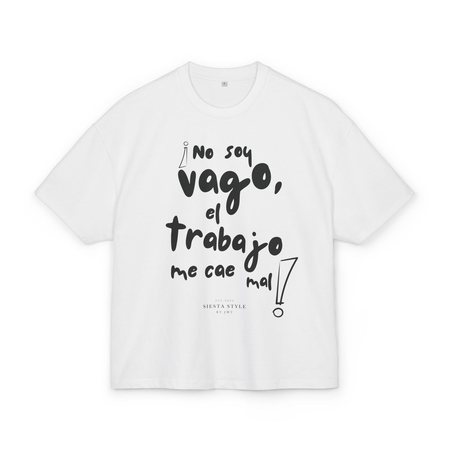 Unisex Ultra Heavy Cotton Box Tee - No soy vago_DTG Print