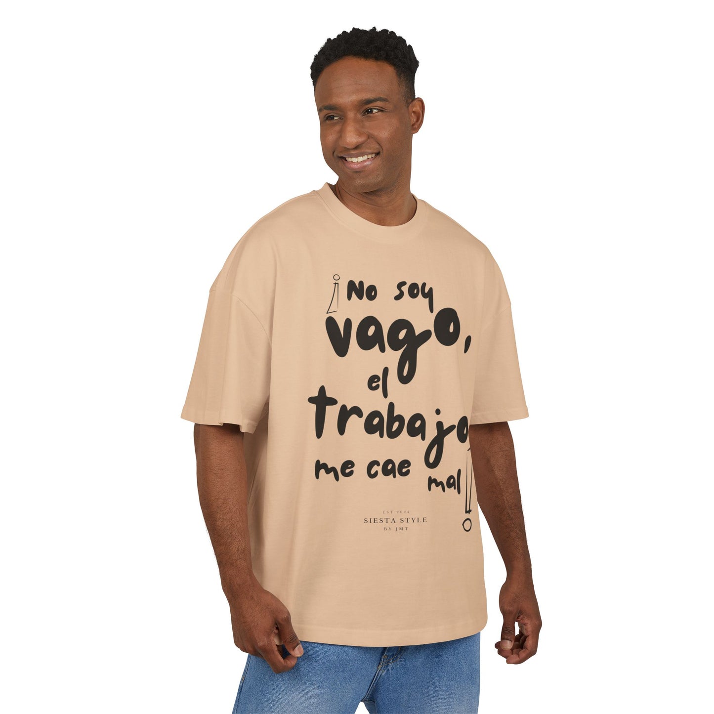 Unisex Ultra Heavy Cotton Box Tee - No soy vago_DTG Print