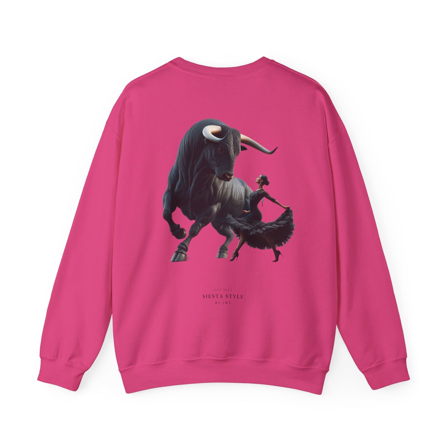 Crewneck Sweatshirt - Bold Bull & Dancer Design