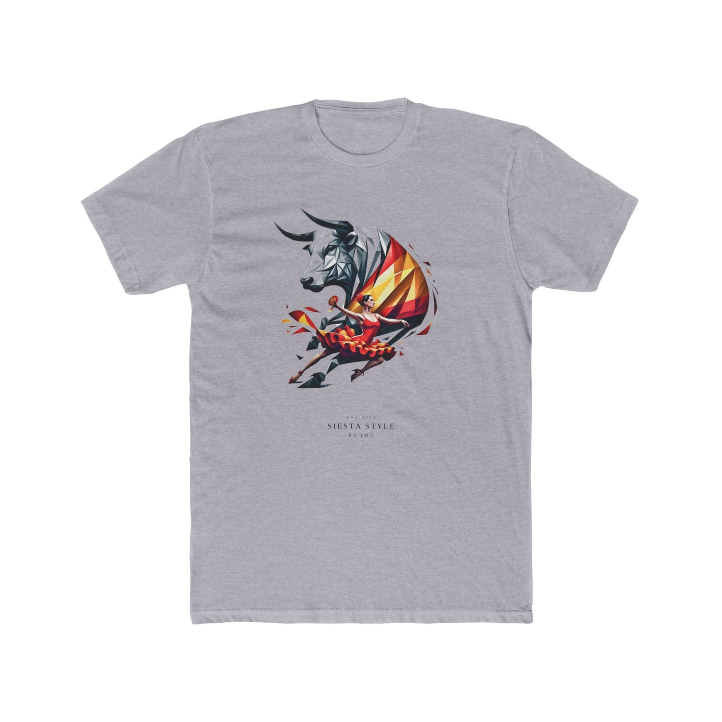 Bull T-Shirt – Dancing Woman & Bull Design by Siesta-Style