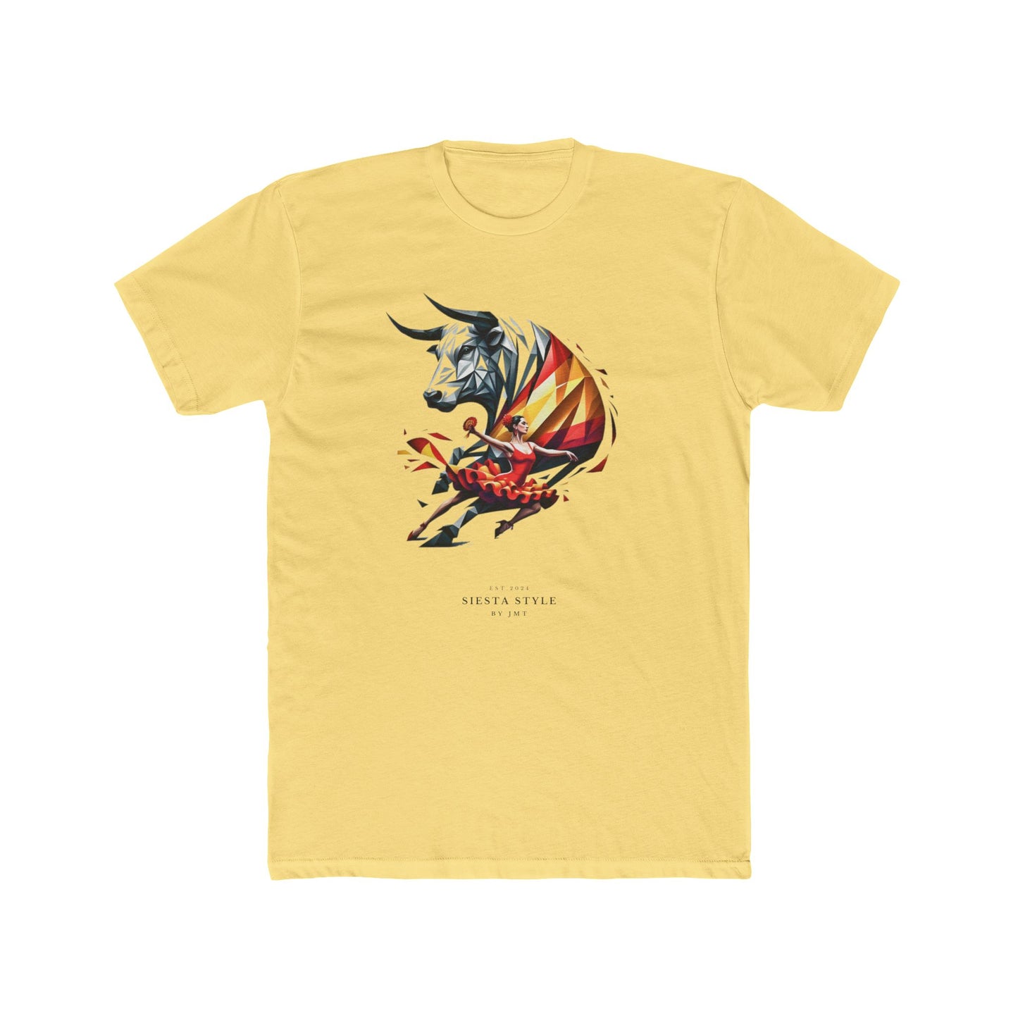 Bull T-Shirt – Dancing Woman & Bull Design by Siesta-Style