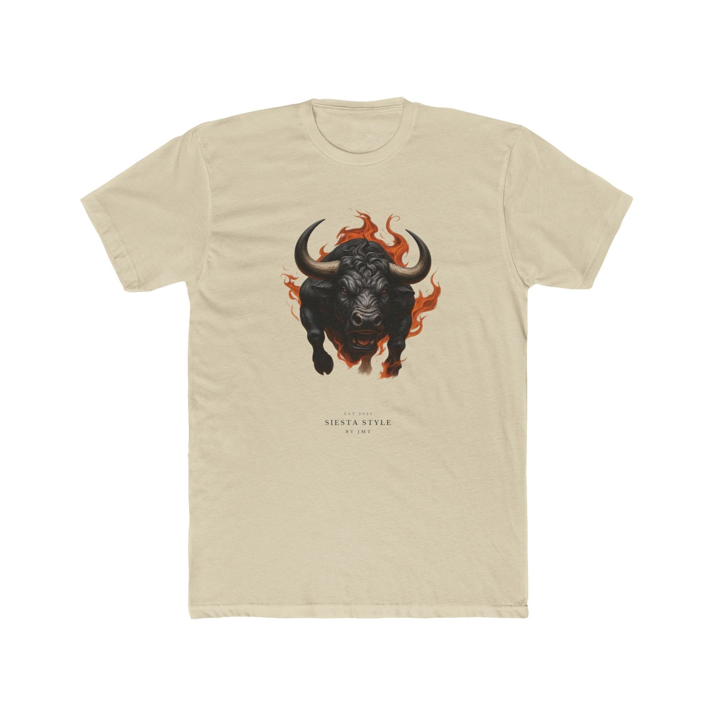 Bad Bull - Tshirt - Unisex Cotton Crew Tee | Siesta Style