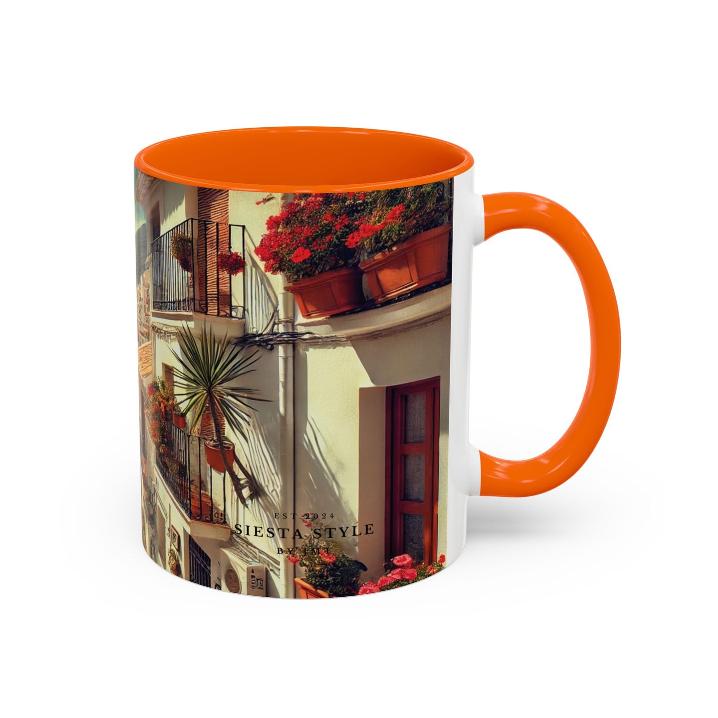 Kaffeetasse im mediterranen Stil – Spanien-Reisegeschenk