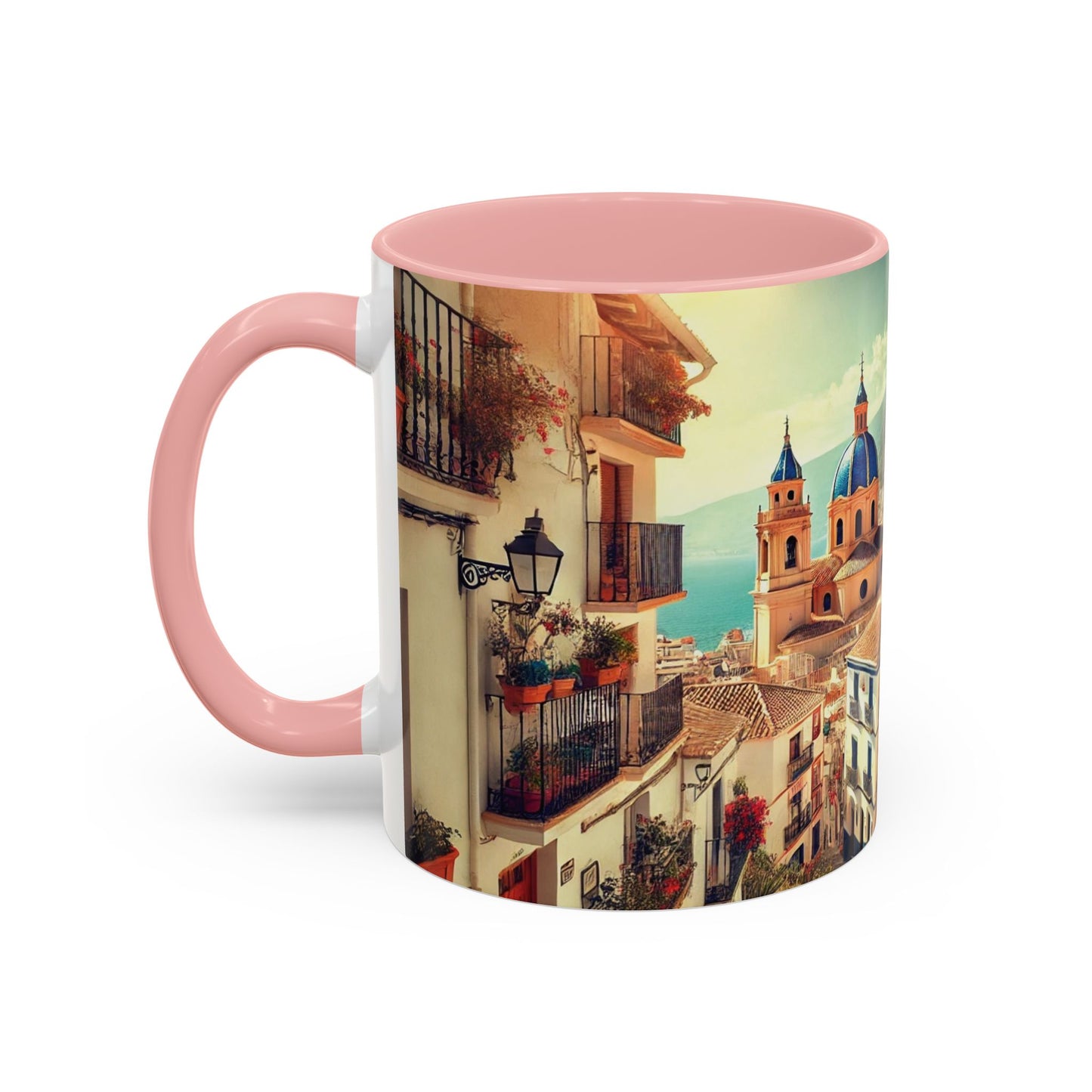 Kaffeetasse im mediterranen Stil – Spanien-Reisegeschenk