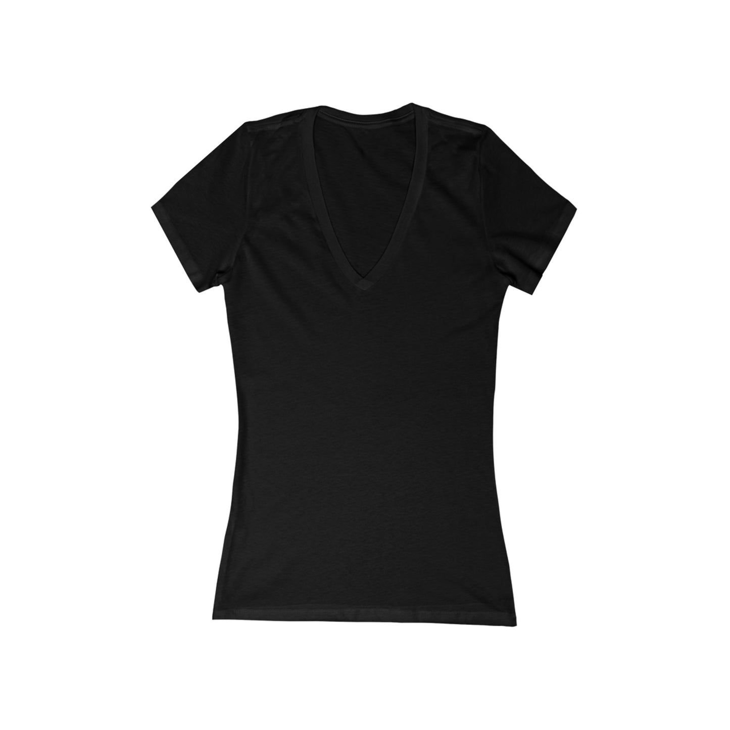 Elegant Horse and Dancer Deep V-Neck Tee, Boho Style Shirt
